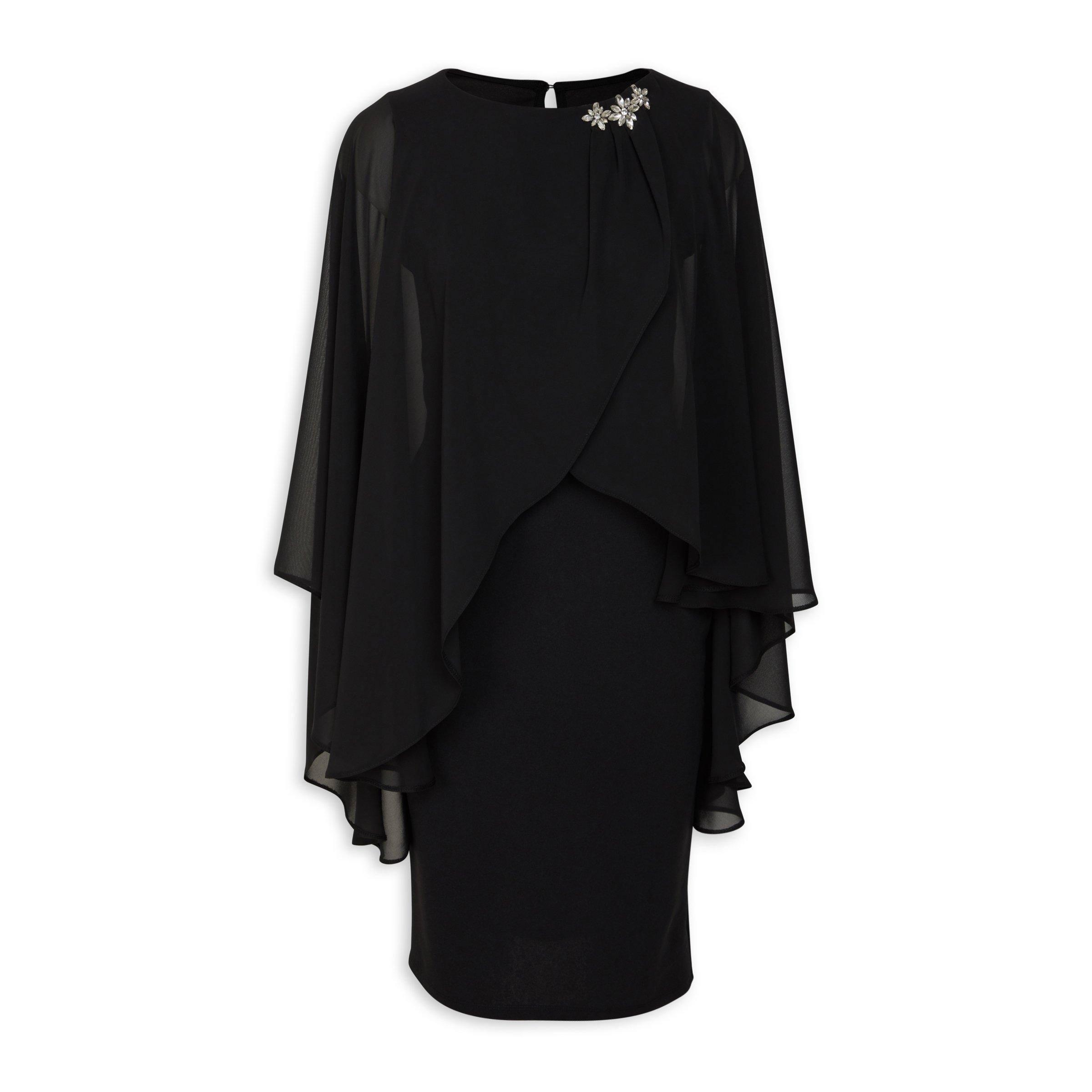 Bloack Overlay Bodycon Dress (3076825) | Finnigans