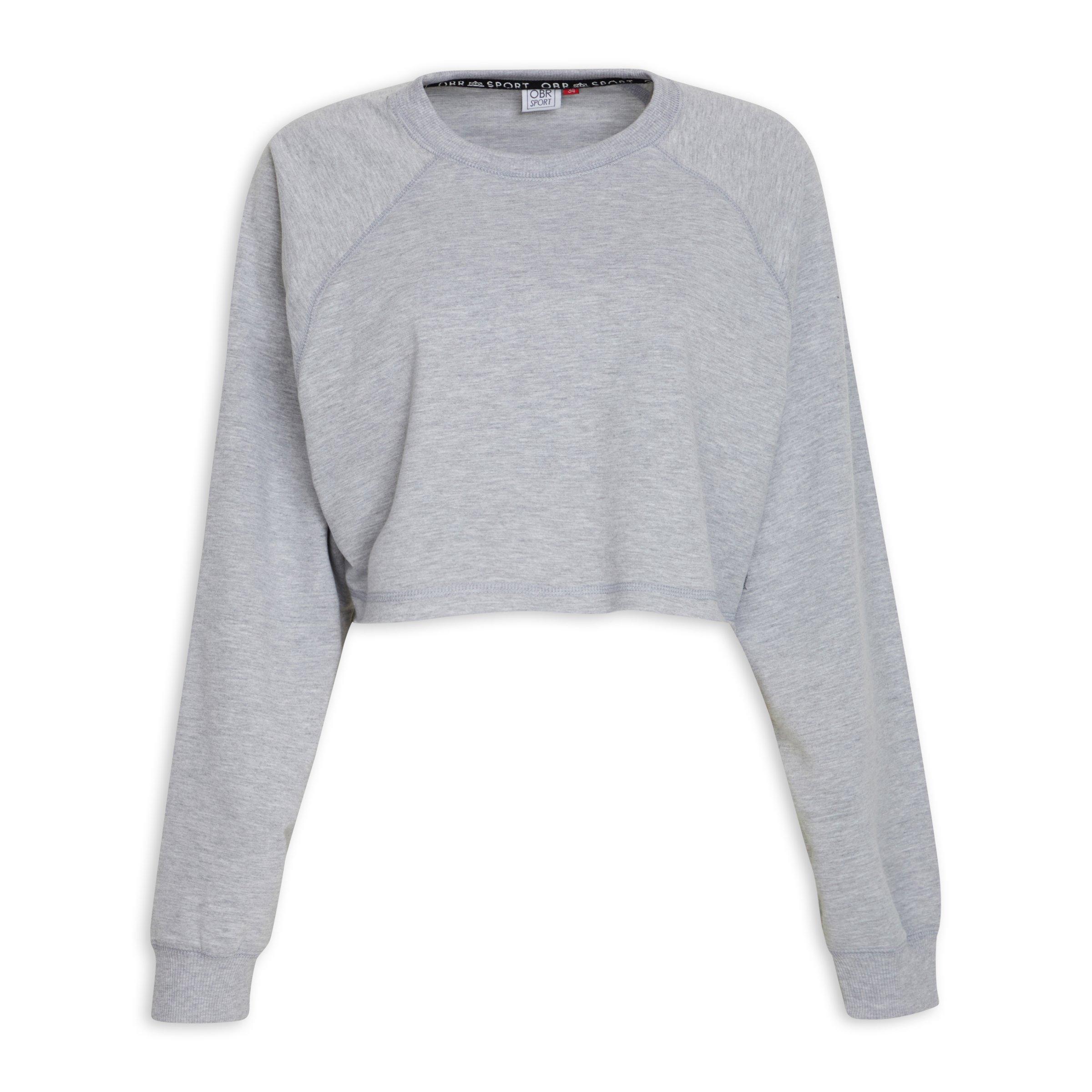 Grey Cropped Sweat Top (3077328) | OUTBACK RED Sport