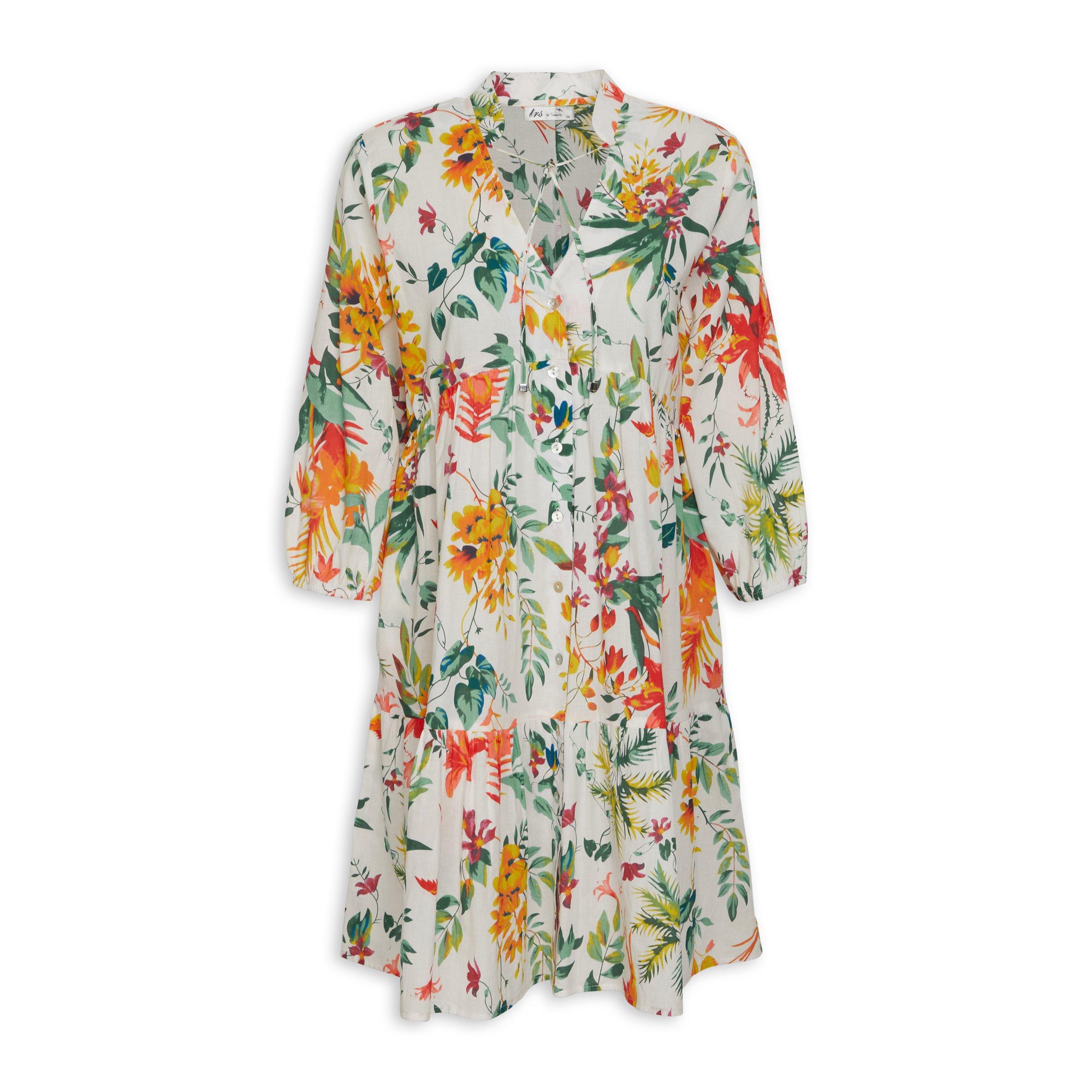 Floral Print Shirt-Dress (3077434) | Truworths