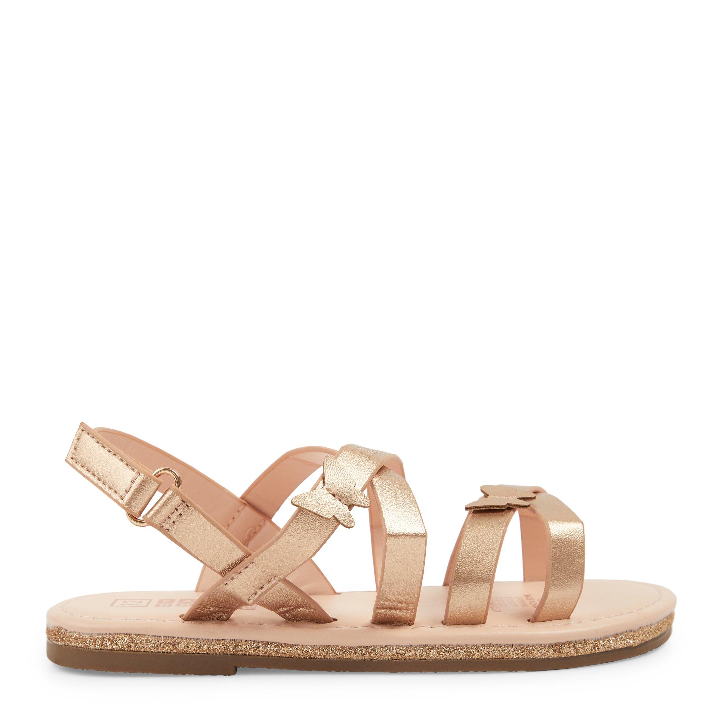 Girls Smart Gold Sandals (3077469) | Earthchild