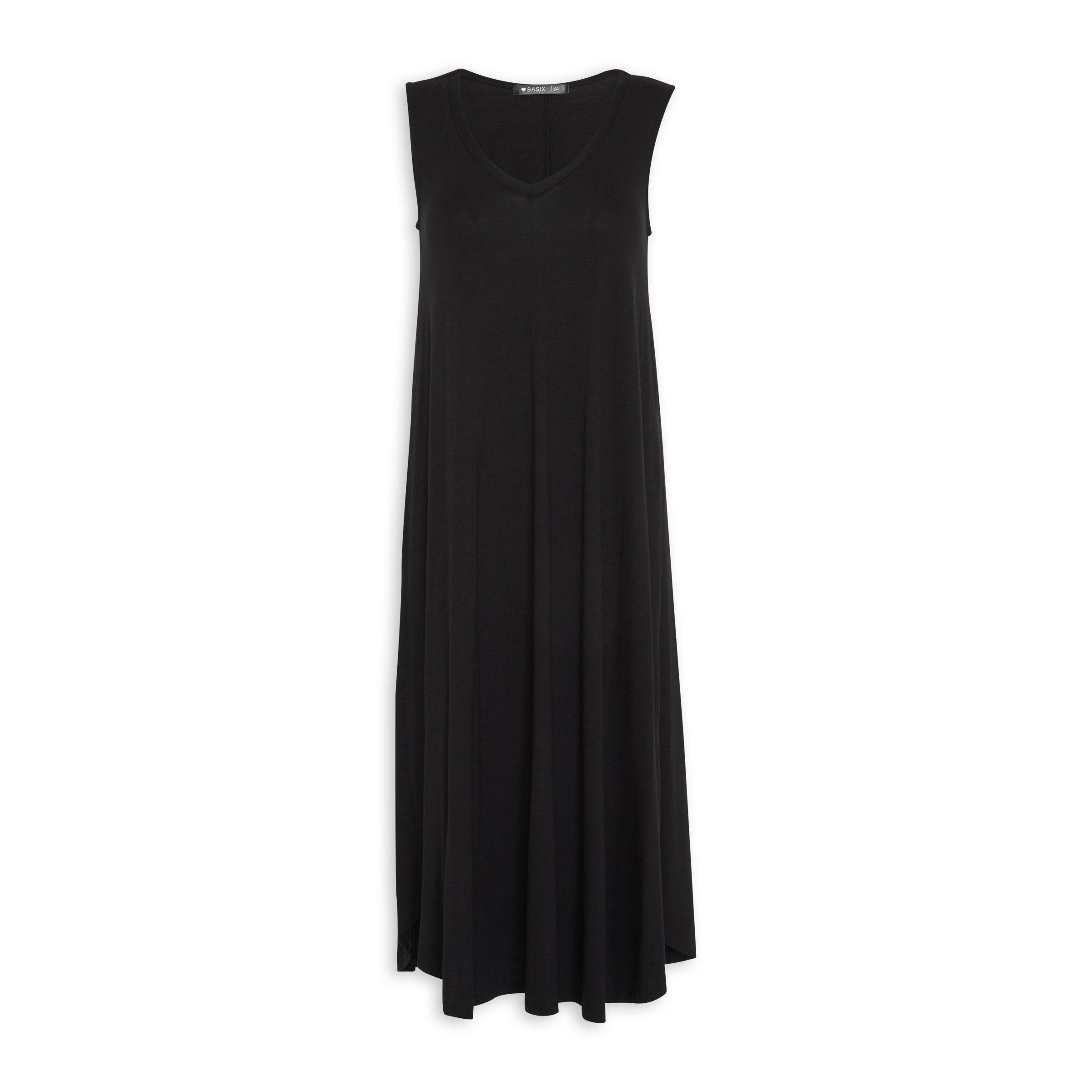 Black Column Dress (3078117) | Basix