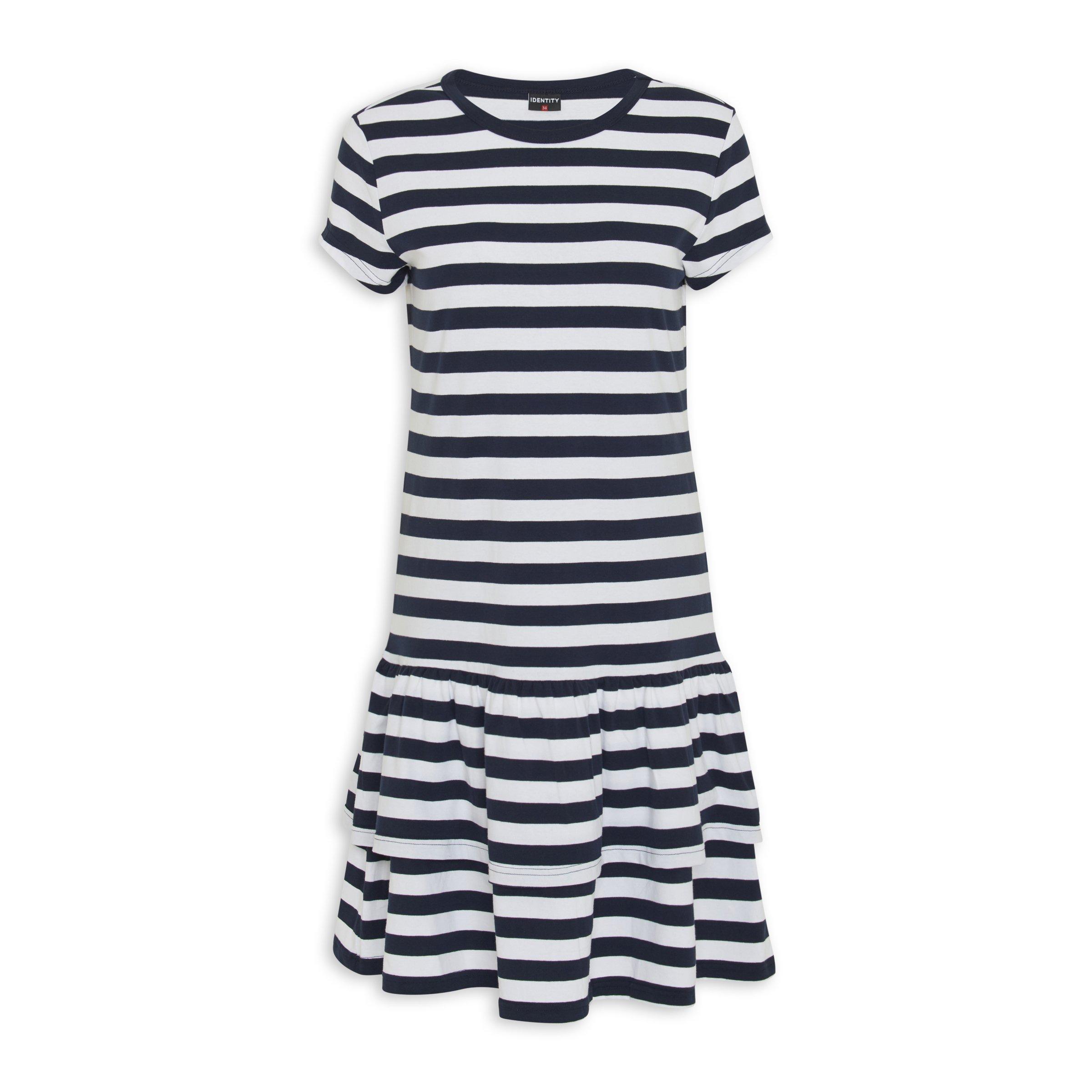 Stripe Tiered Dress (3078410) | Identity