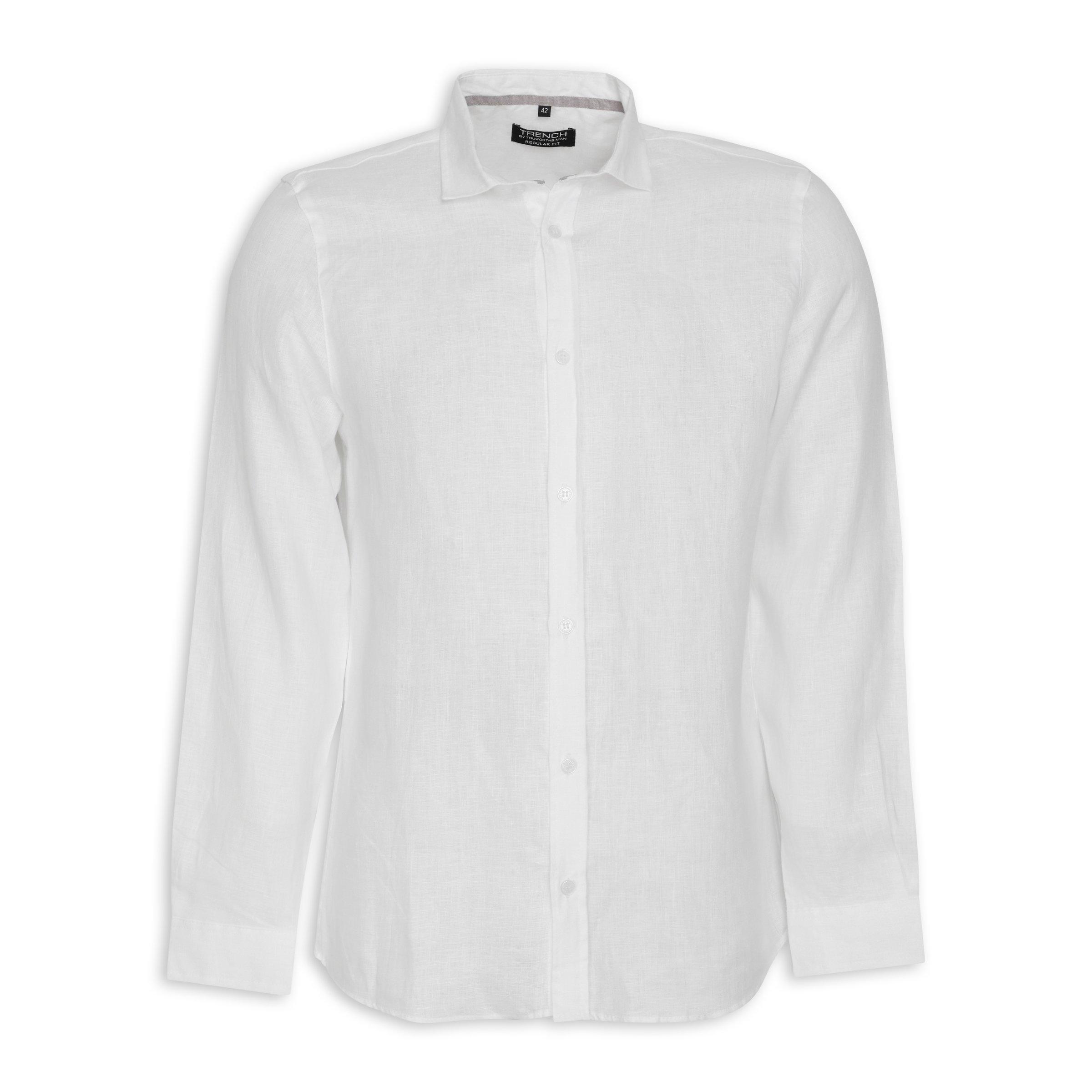 White Regular Fit Shirt (3078735) Truworths Man