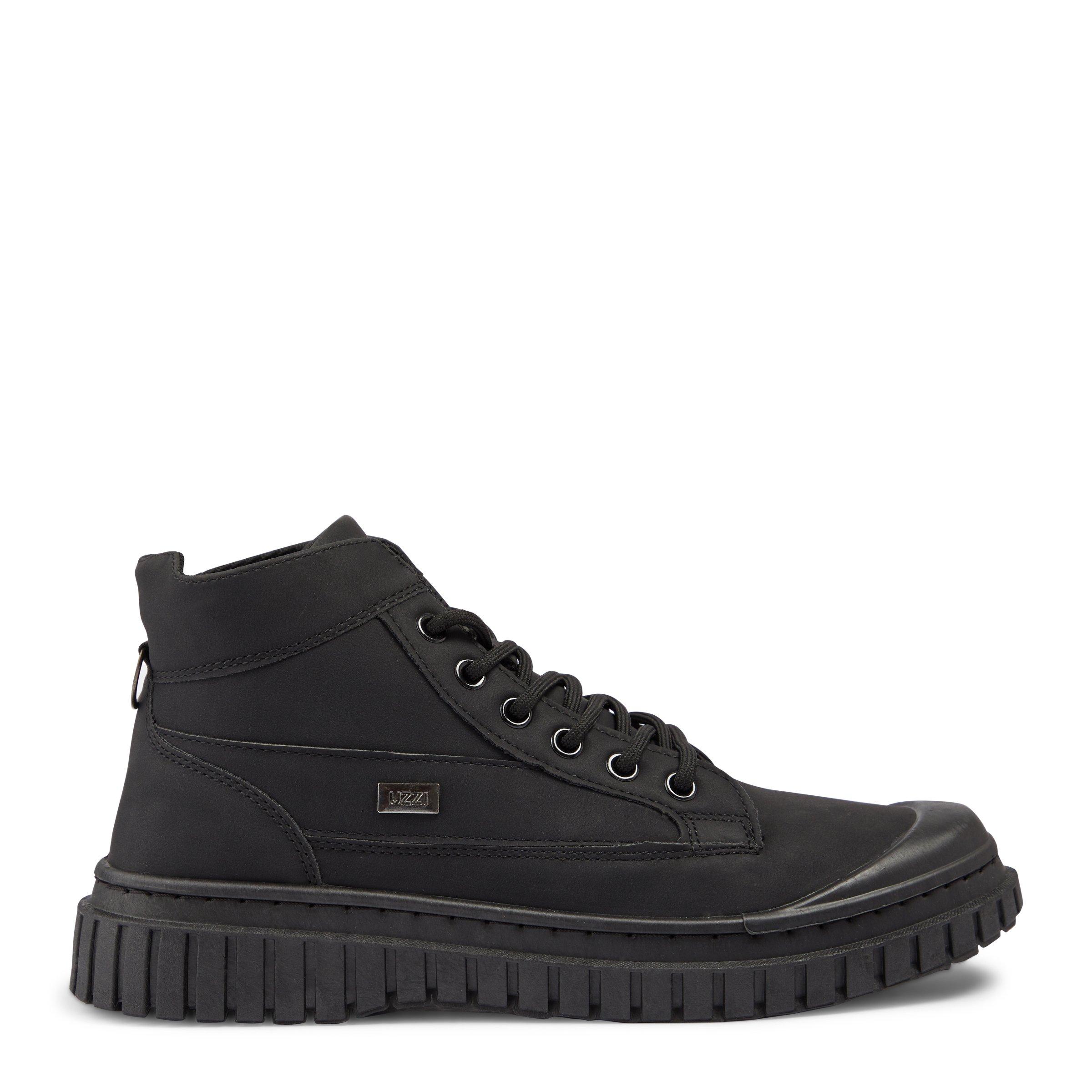 Black Utility Hi-Top Sneaker (3079121) | UZZI