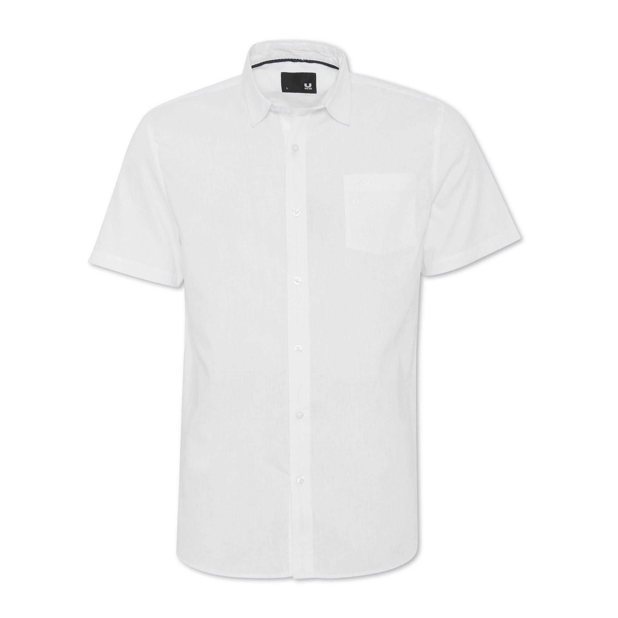 White Linen Shirt (3079428) | UZZI