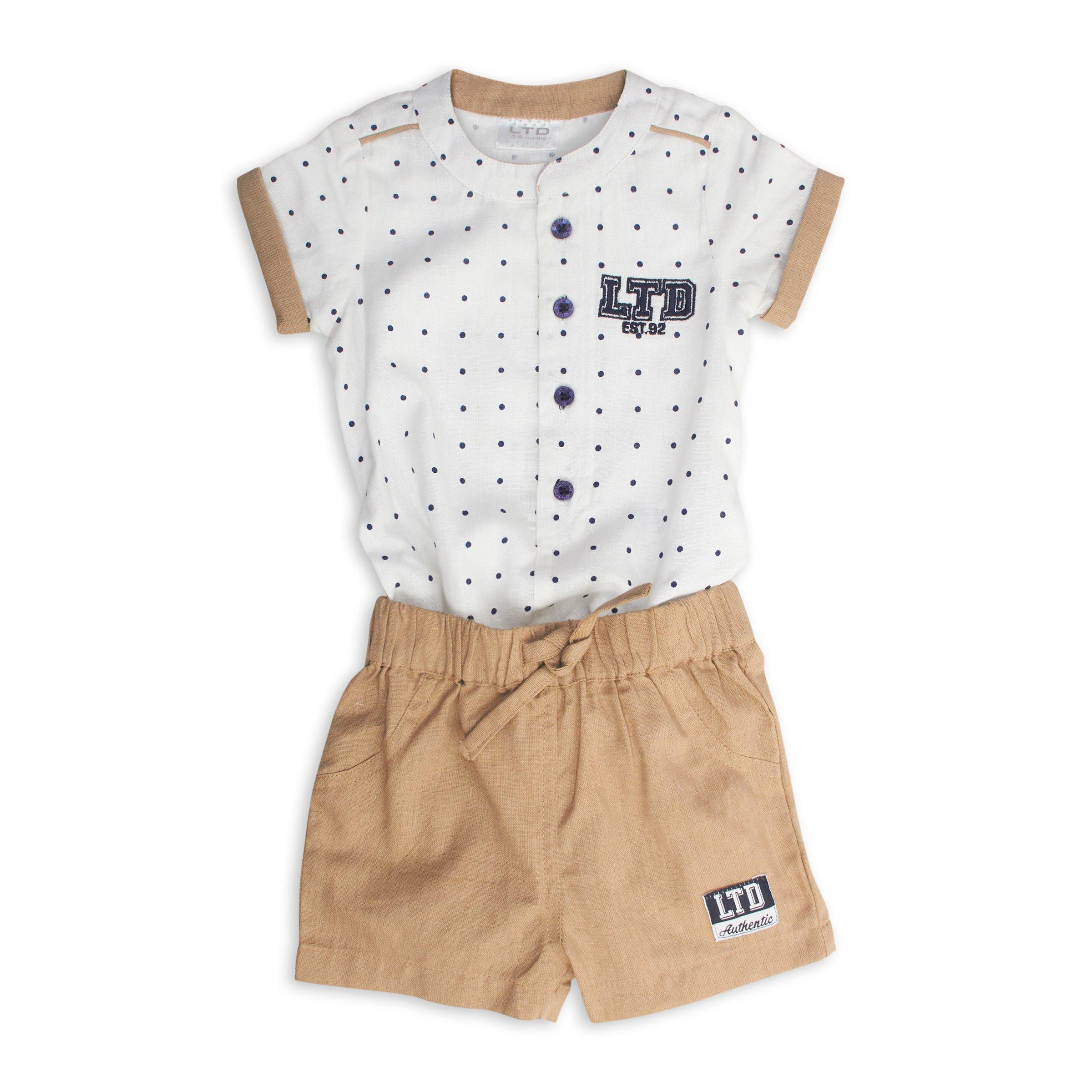 Newborn Boy Top & Short Set (3080246) | LTD Kids