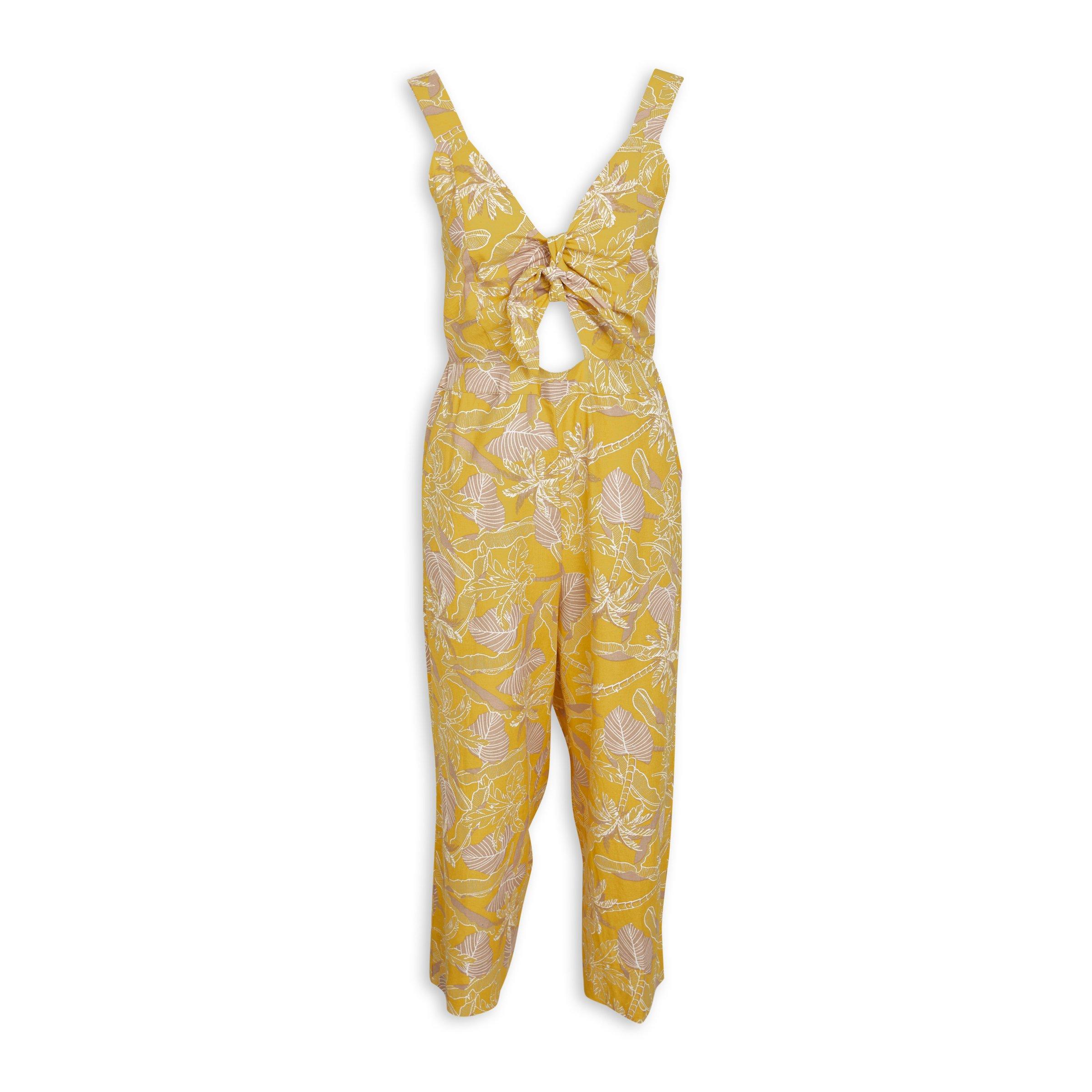 Floral Print Cut Out Jumpsuit (3080394) | Inwear