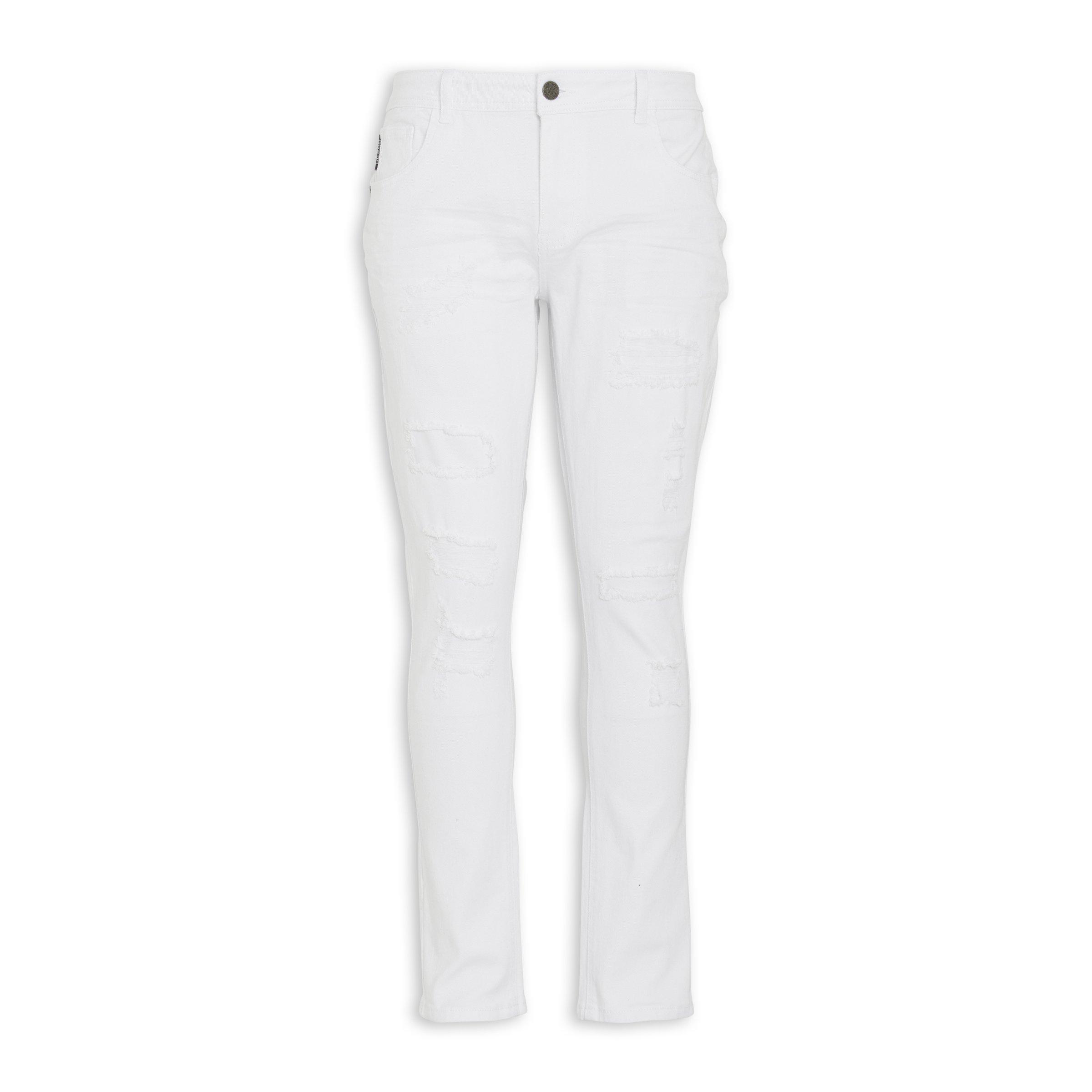 White Ripped Skinny Jean (3080798) | Hemisphere