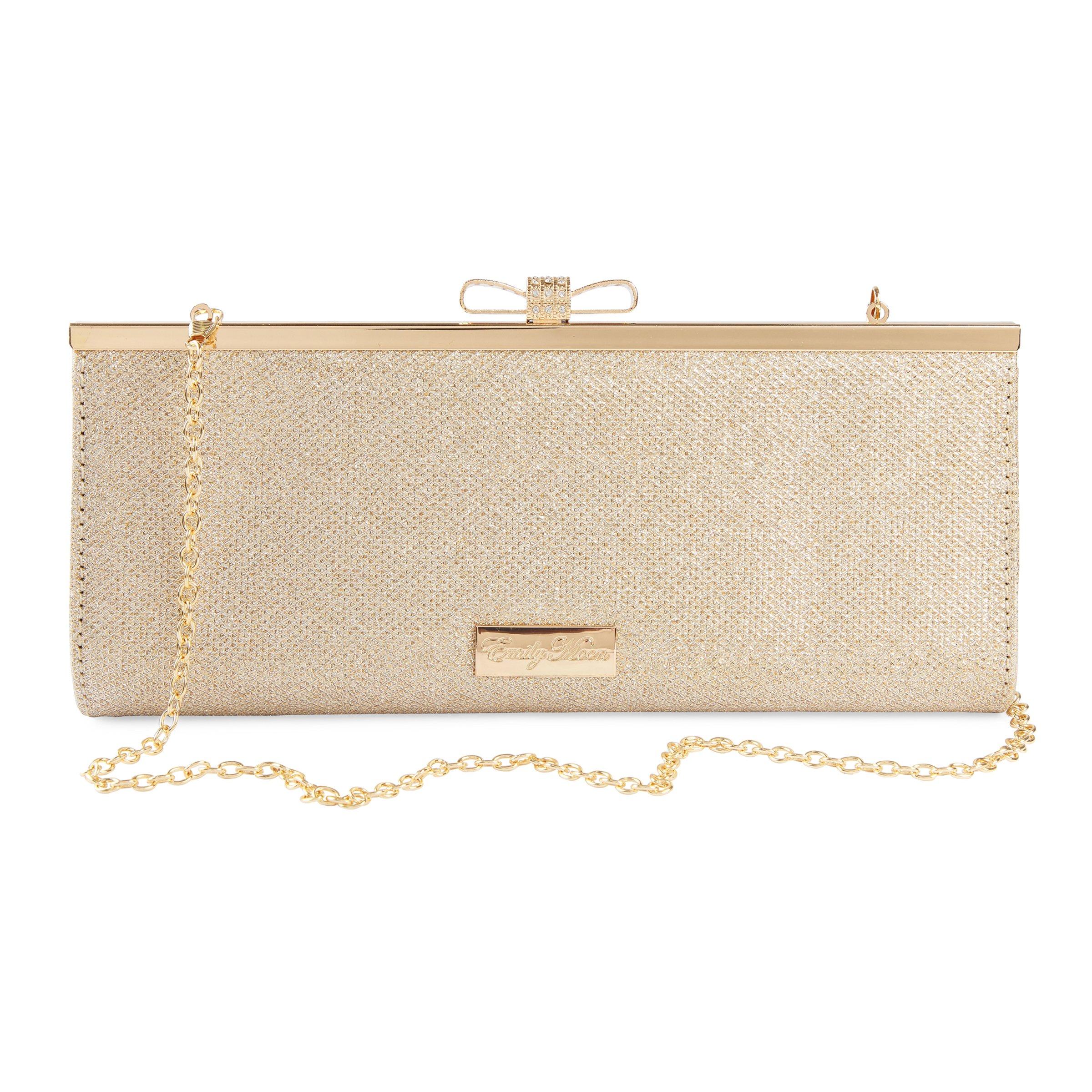 Champagne Clutch Bag (3081057) | Emily Moon