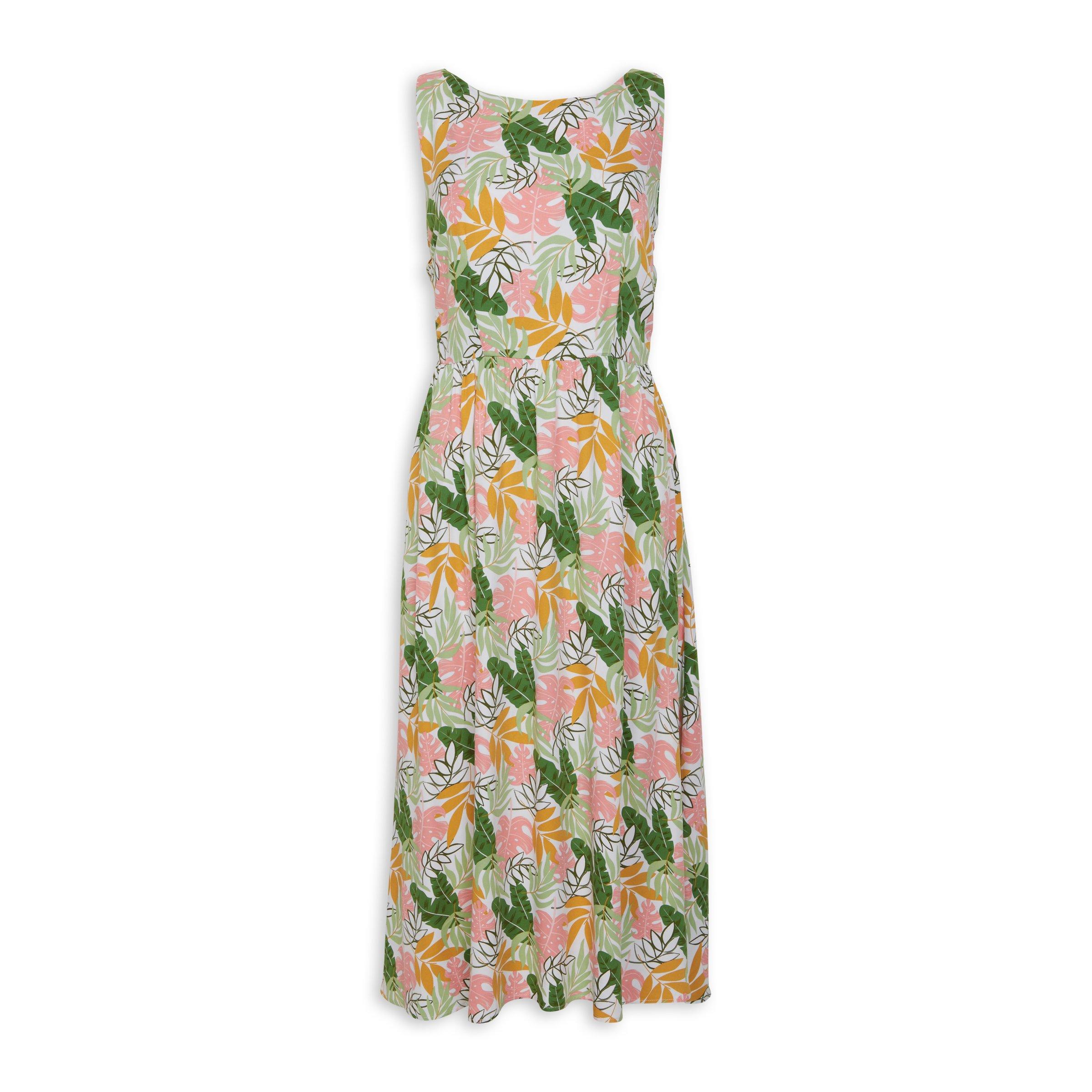 Tropical Print Dress (3081080) | Hey Betty