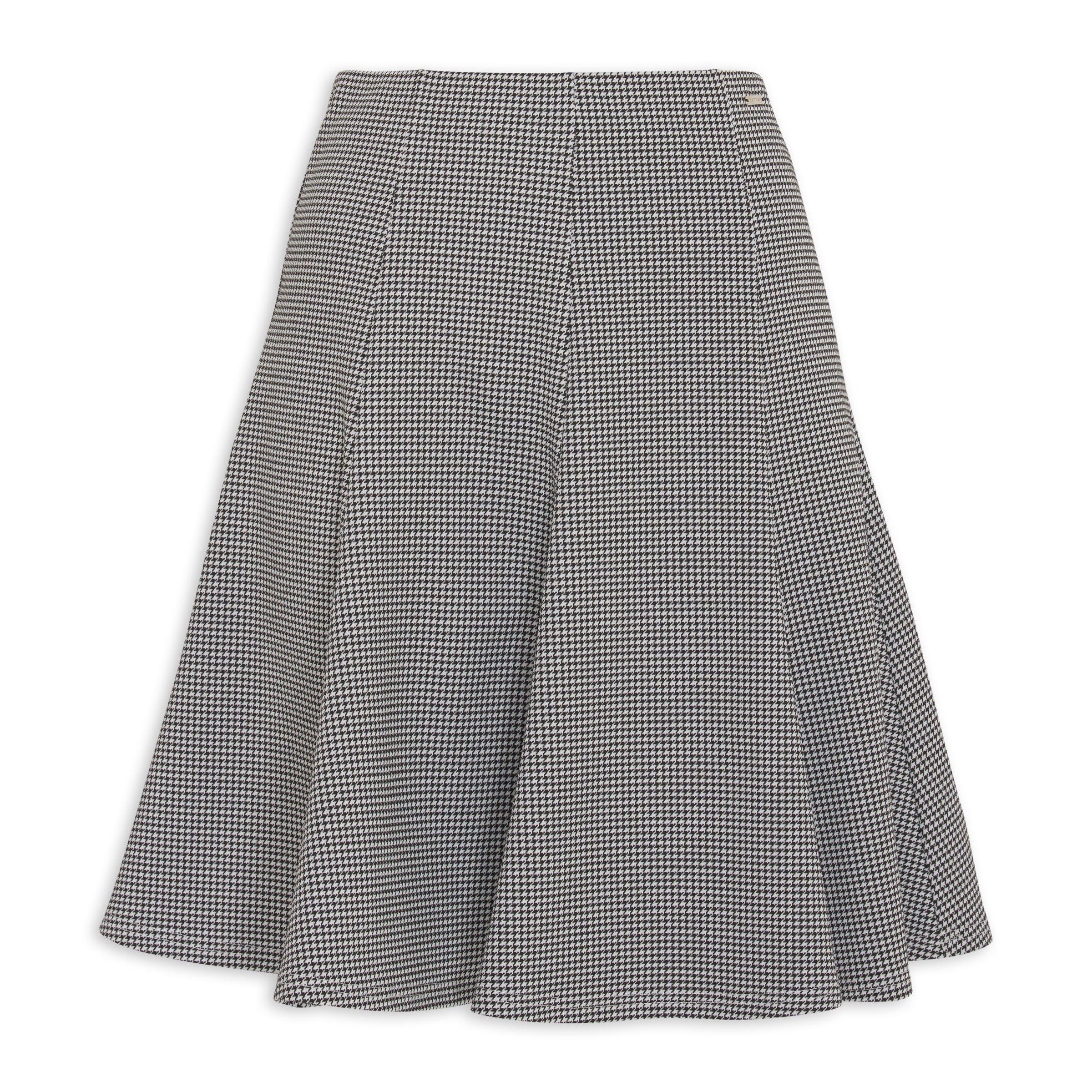 Houndstooth Print Skirt (3081319) | Finnigans