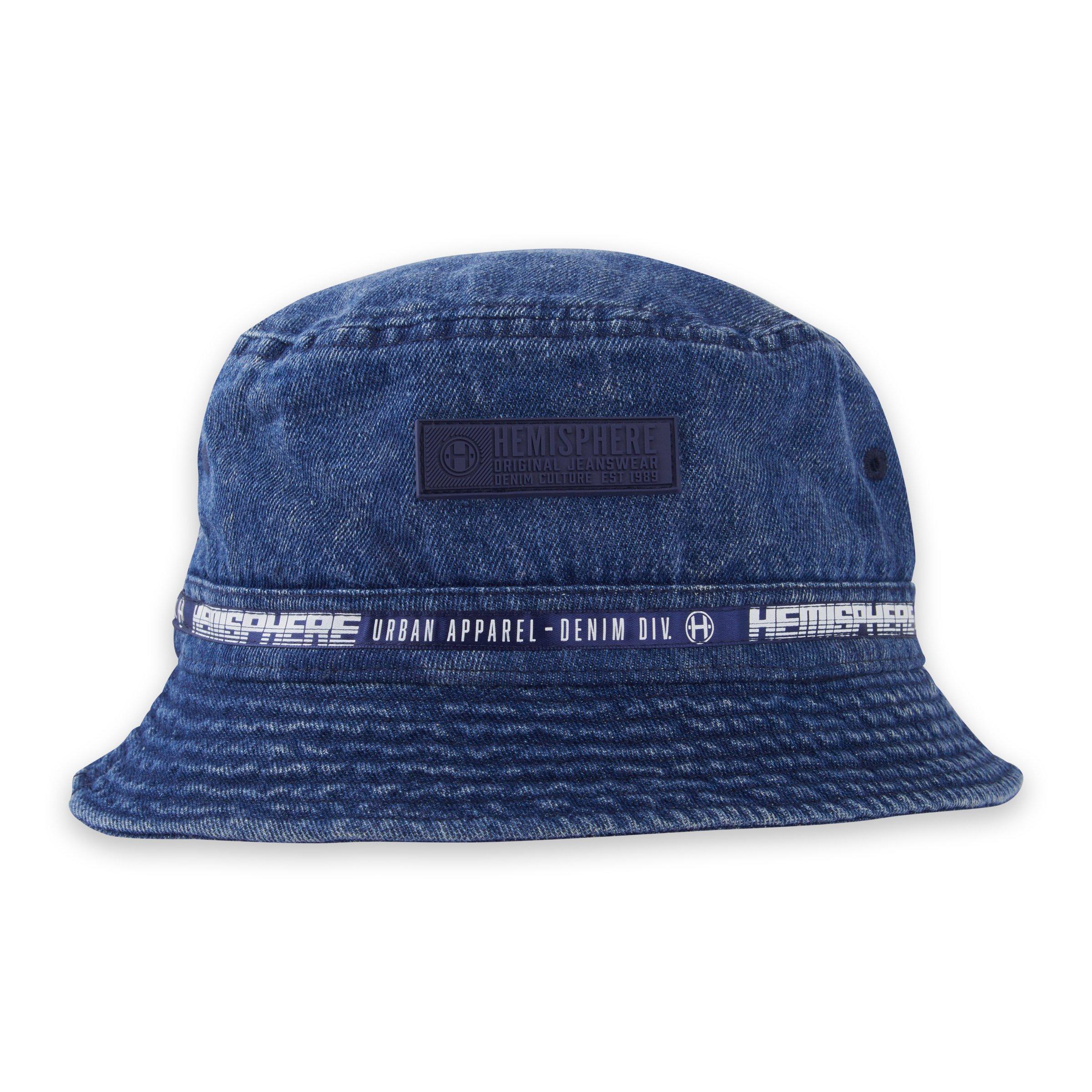 Navy Denim Floppy Hat (3081761) | Hemisphere