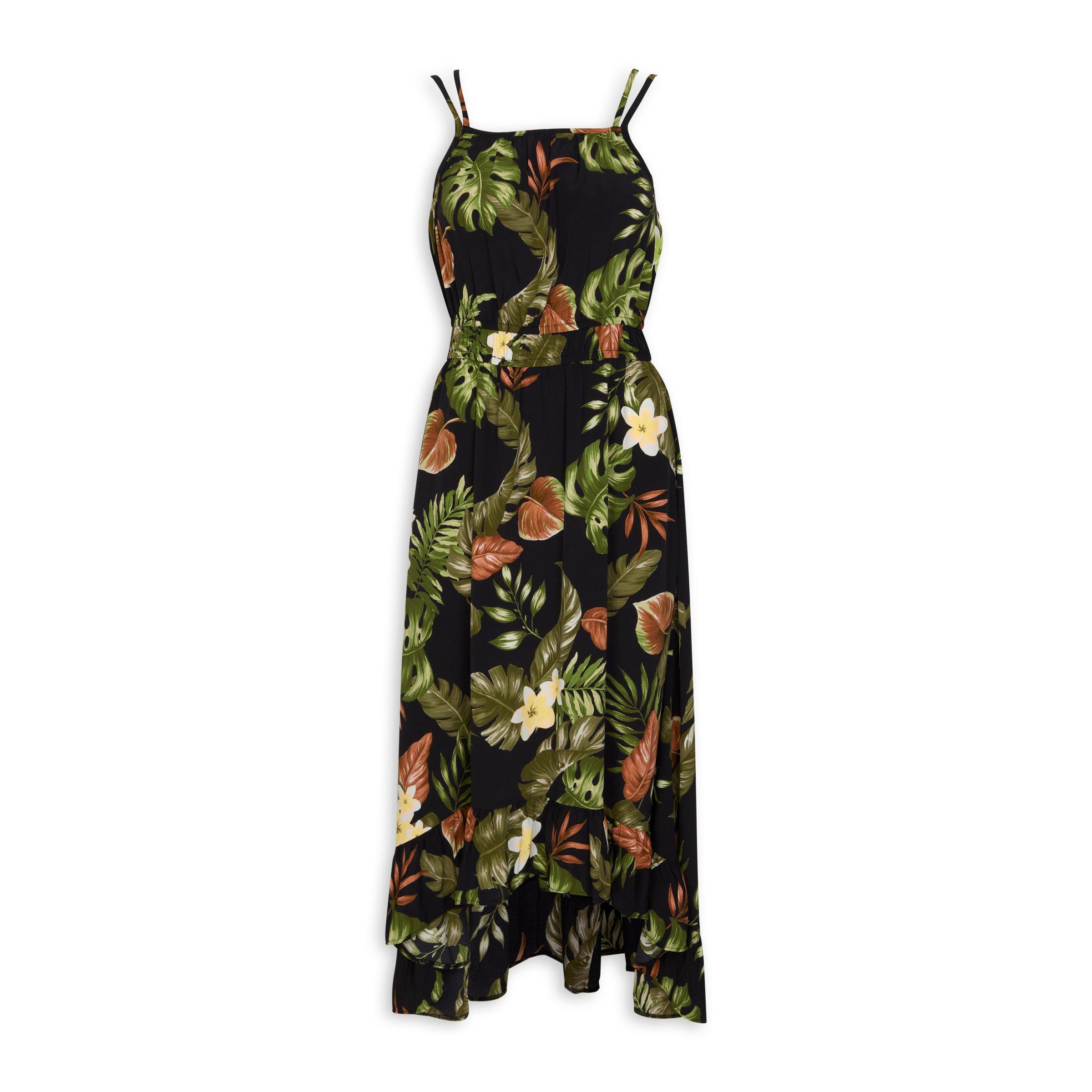 Tropical Print Maxi Length Dress (3082605) | Inwear