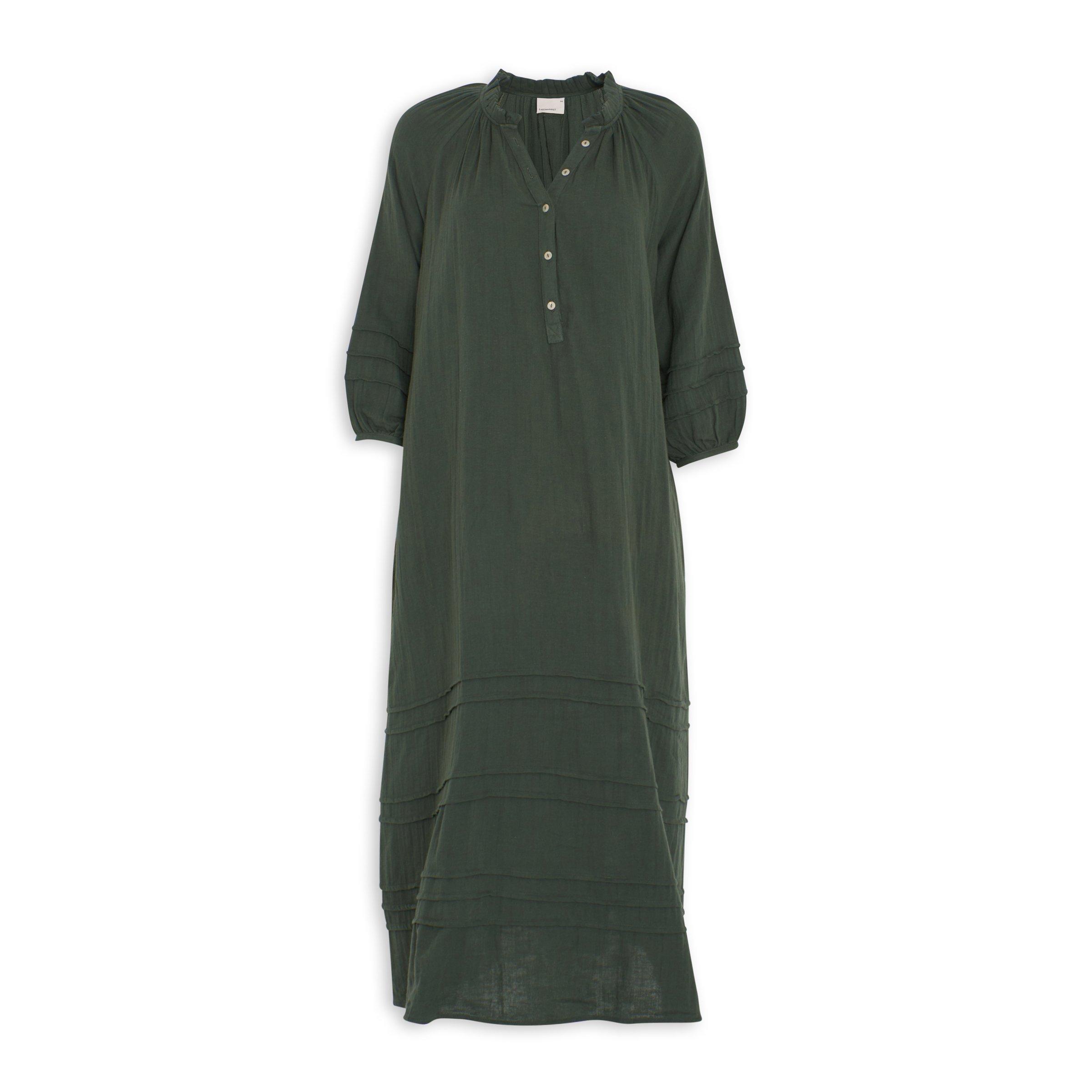 Green A-line Dress (3082674) | Earthaddict