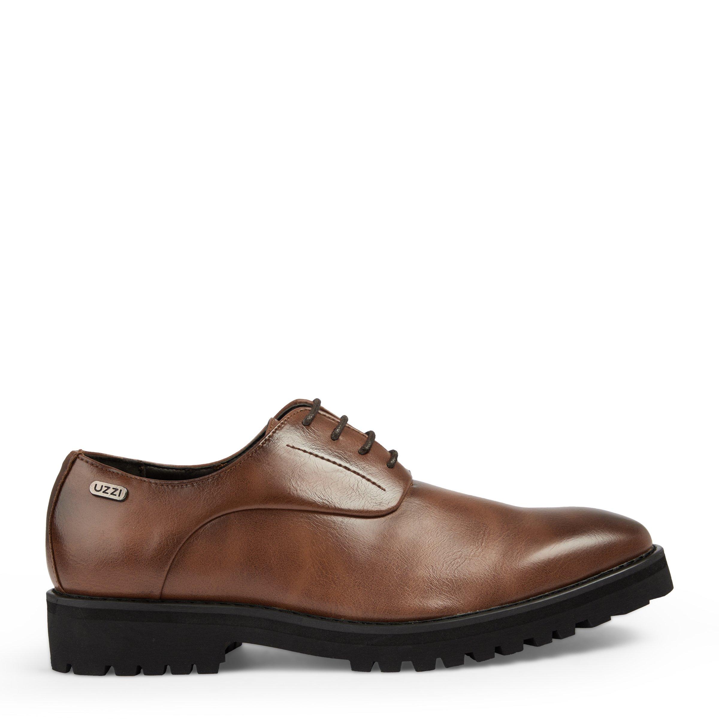 Brown Lace Up Shoe (3083010) | UZZI