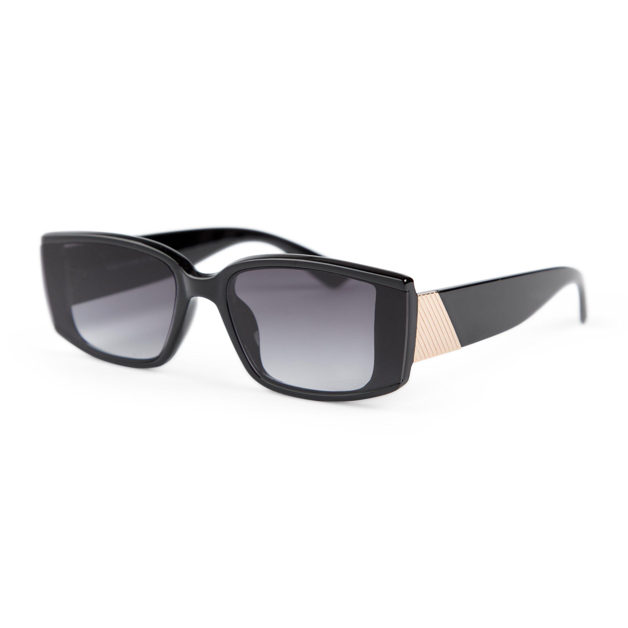 Sunglass Ru Black Rectangular Sunglasses (3083129) | Truworths