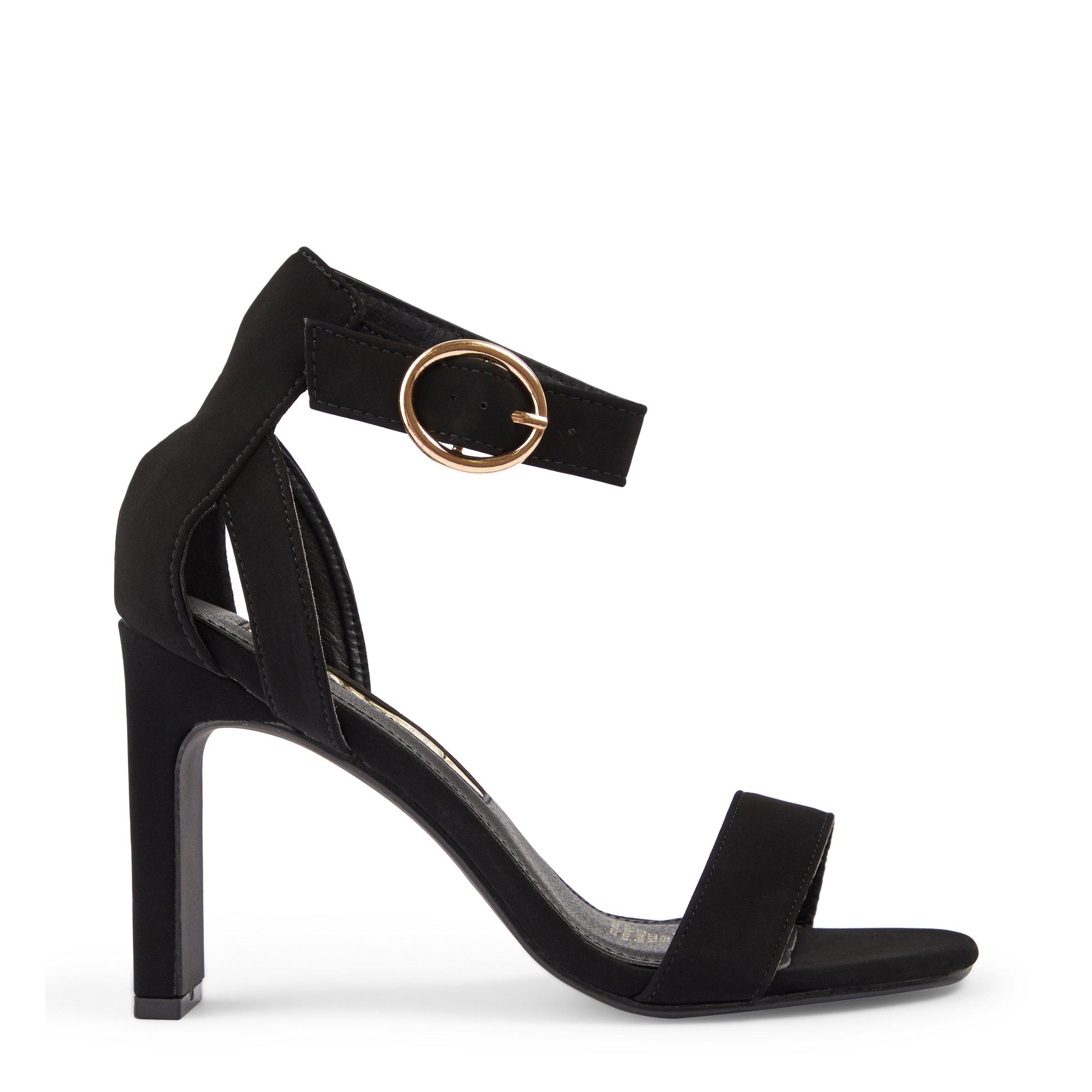 Black Block Heel Sandals (3083271) | Identity