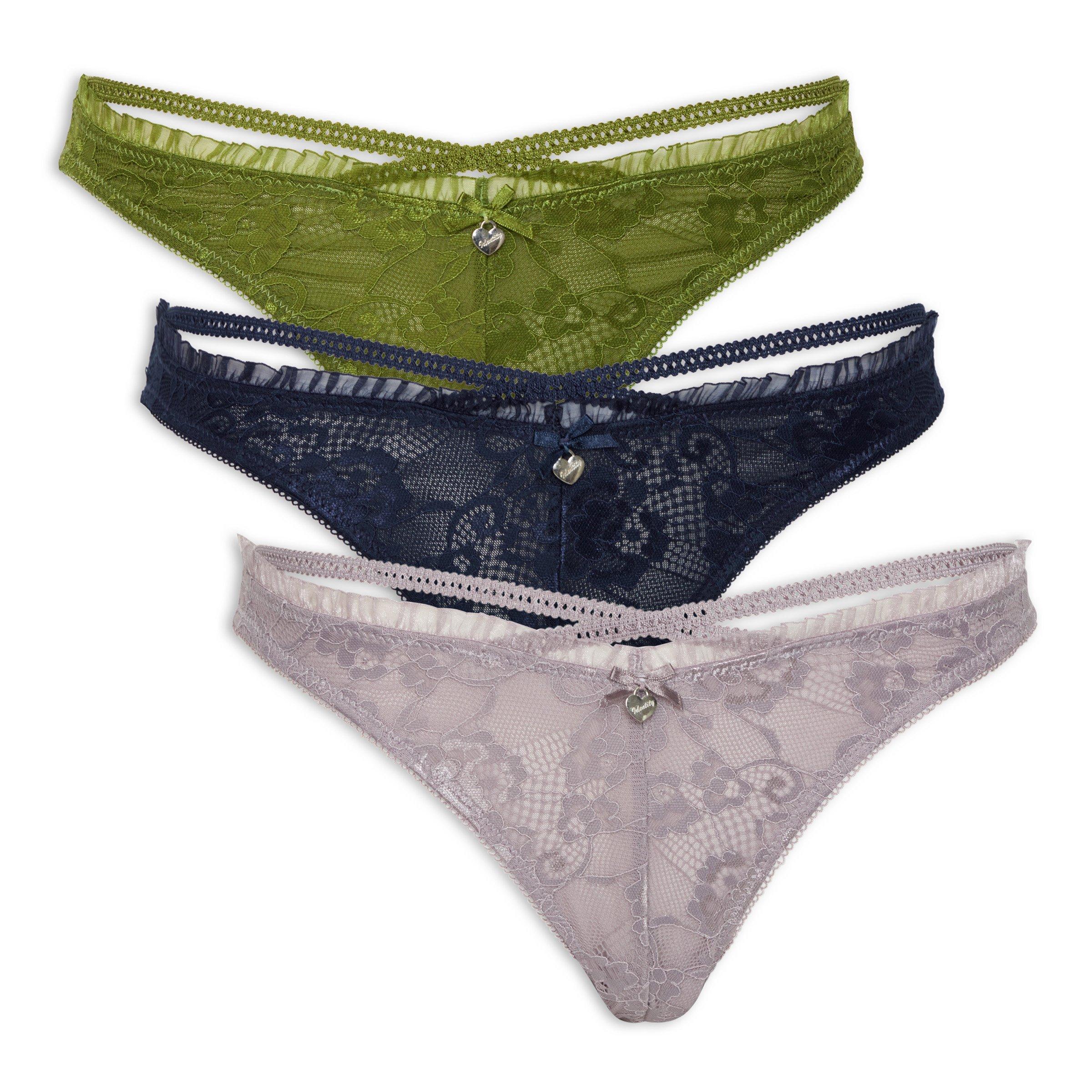 3pack Brazilian Panties (3083620) Identity