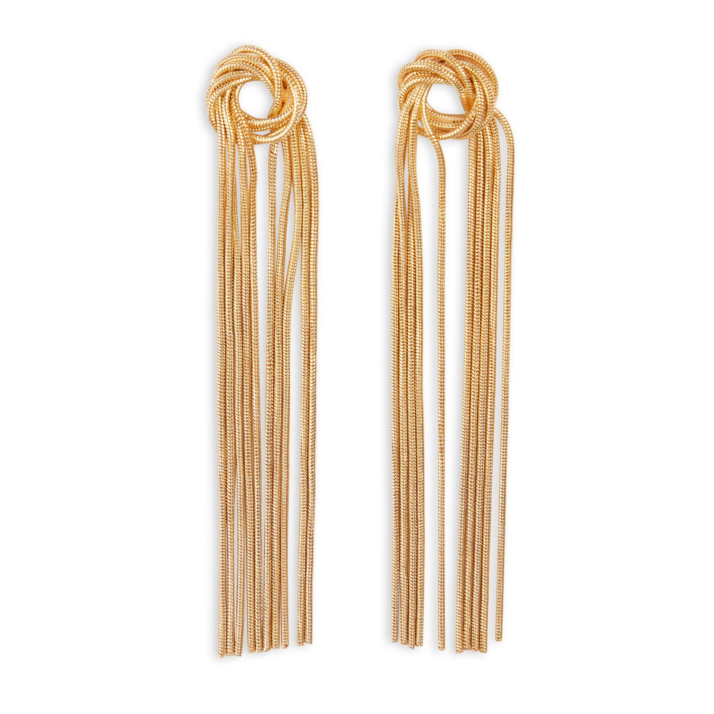 Gold Tassel Drop Earrings (3083949) Truworths