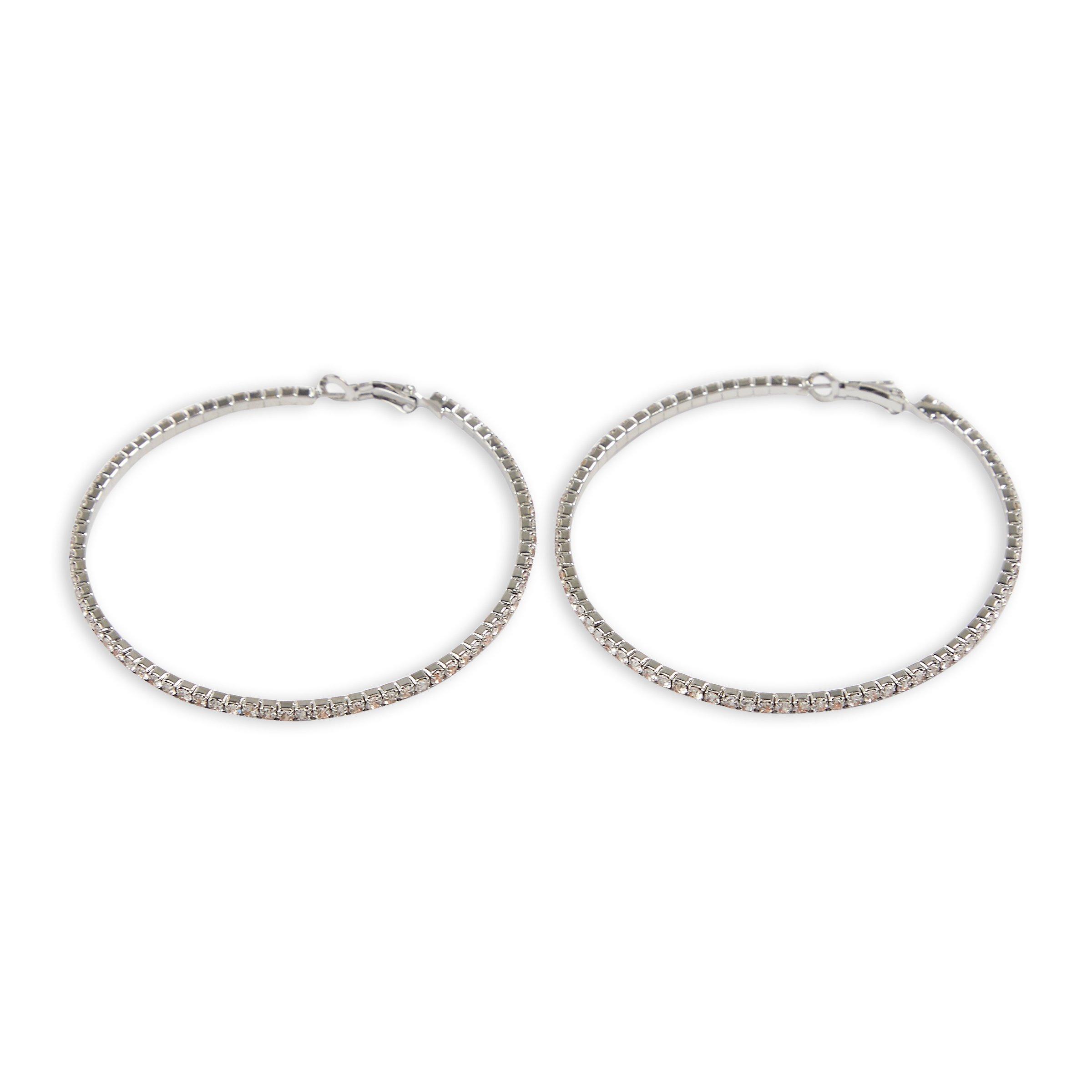 Silver Statement Hoop Earrings (3084075) | Truworths