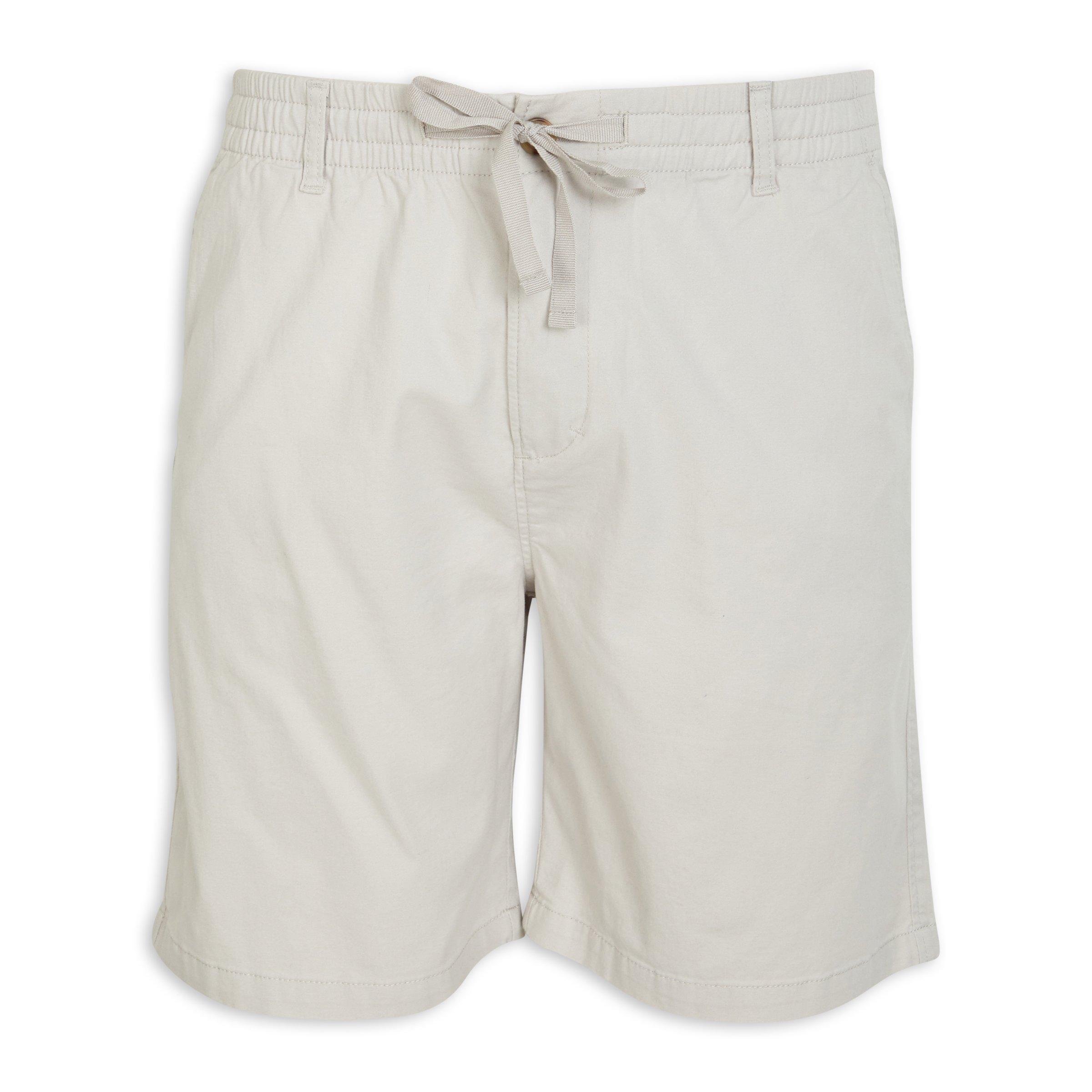 Grey Drawstring Chino Short (3084143) UZZI