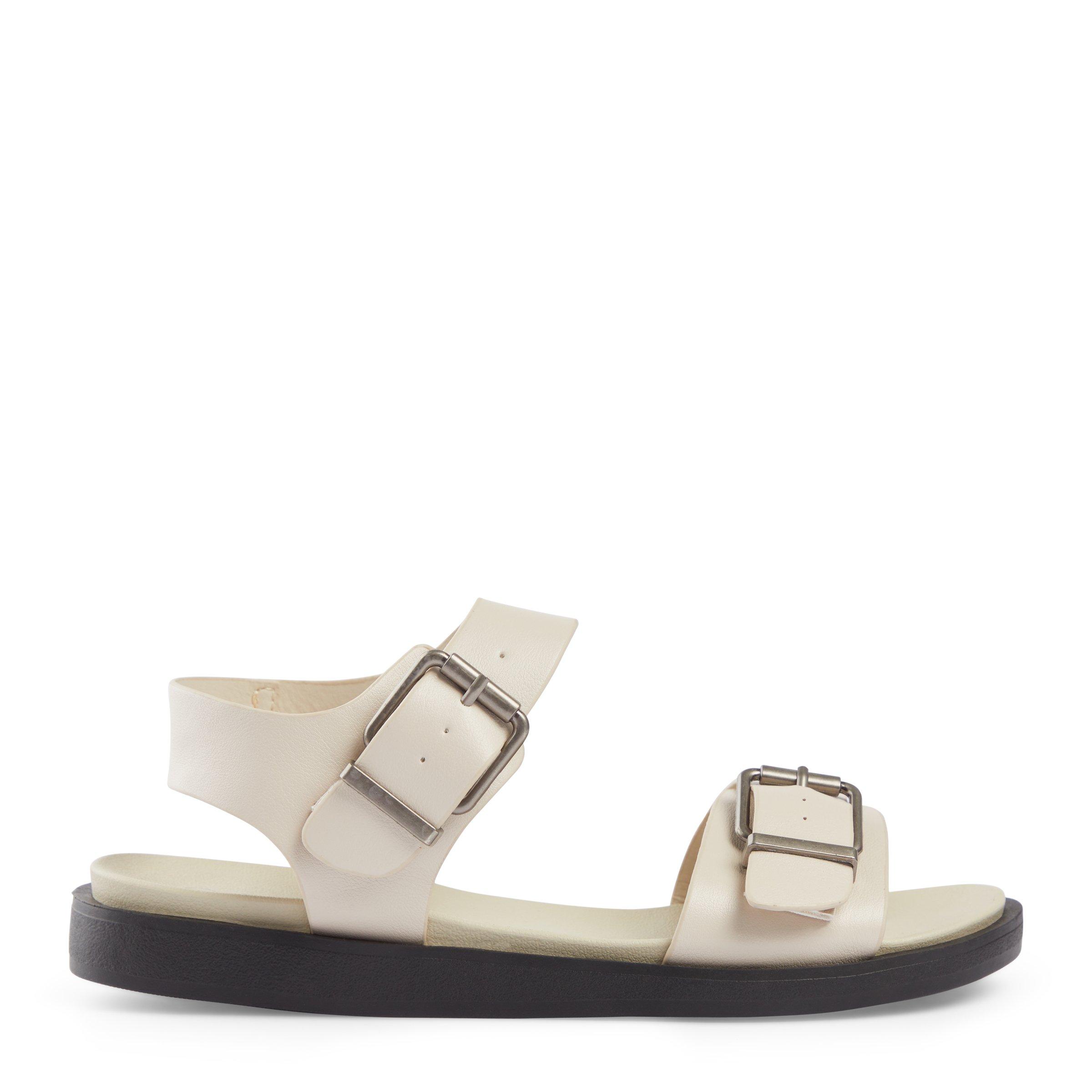 White Buckle Strap Sandal (3084478) | LTD Woman