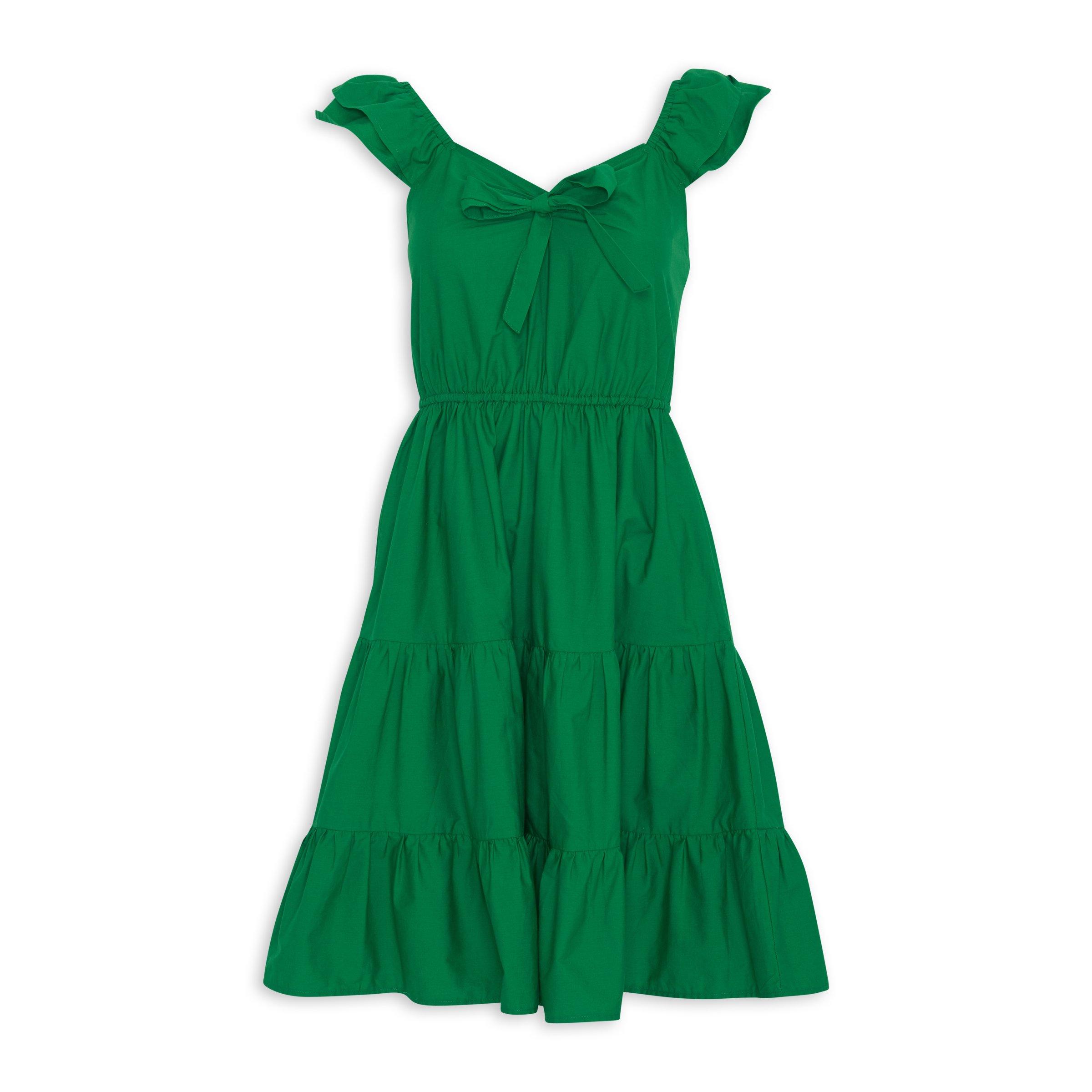 Green Tiered Dress (3084510) | Inwear
