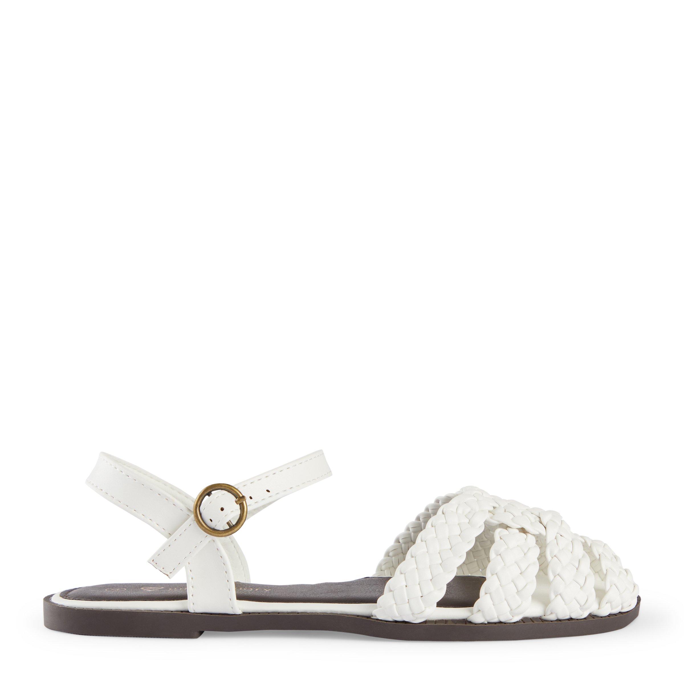 White Ankle Strap Sandal (3084526) | Ginger Mary