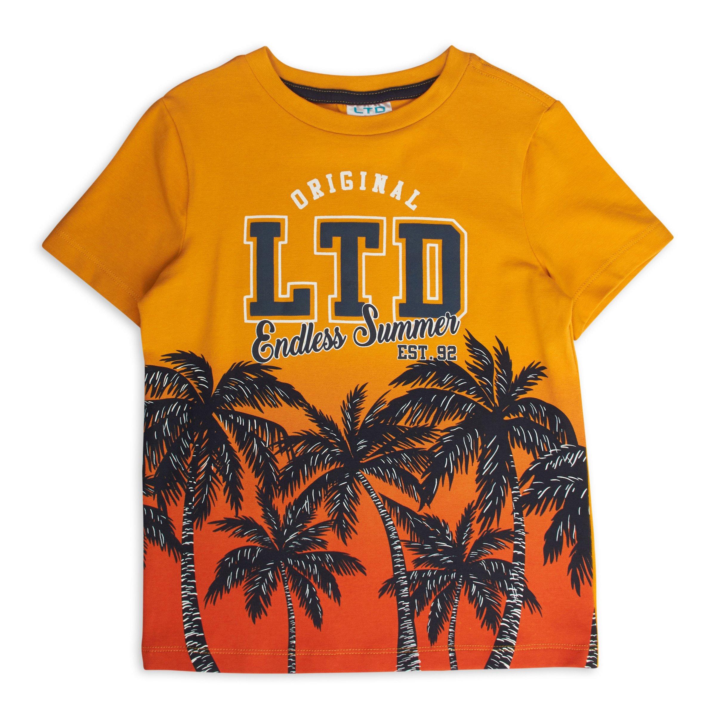 Kid Boy Palm Trees Print Tee (3084628) | LTD Kids