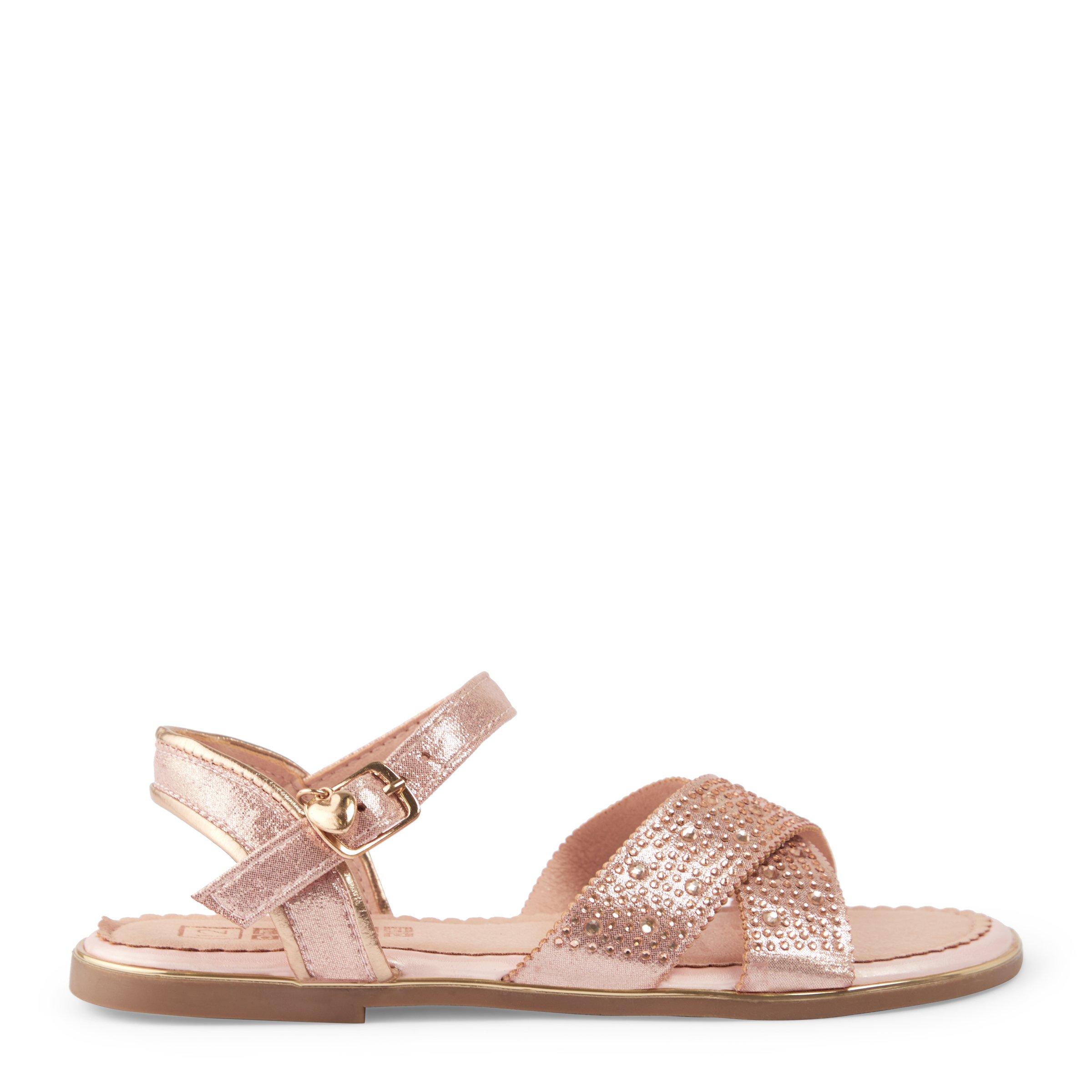 Embellished pink sandals (3084852) | Earthchild