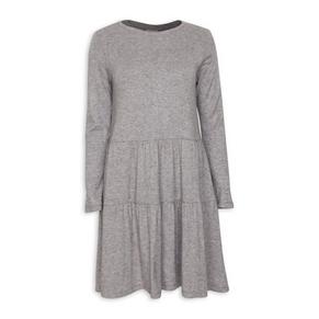Grey Tiered Dress