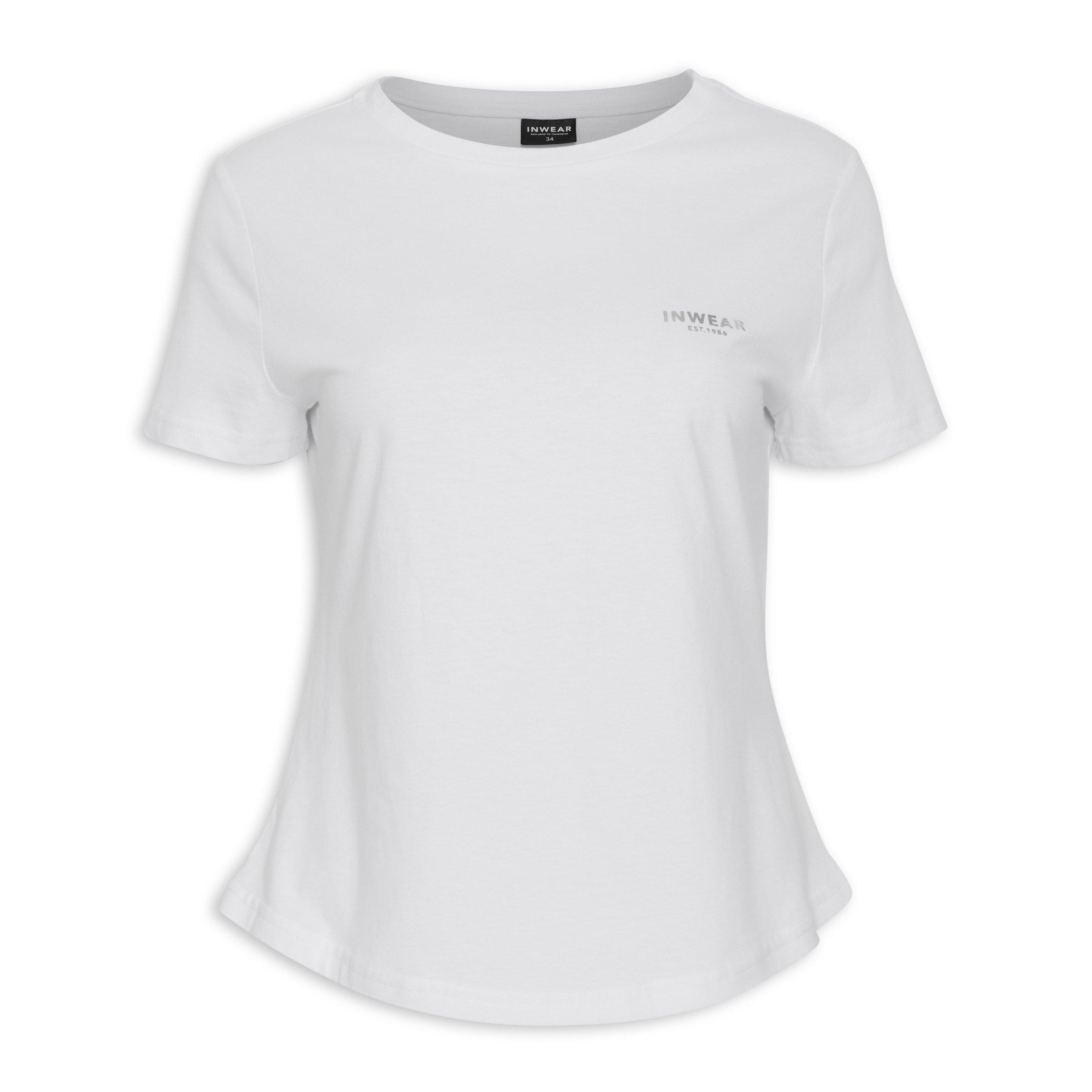 White Fitted Tee (3086170) Inwear