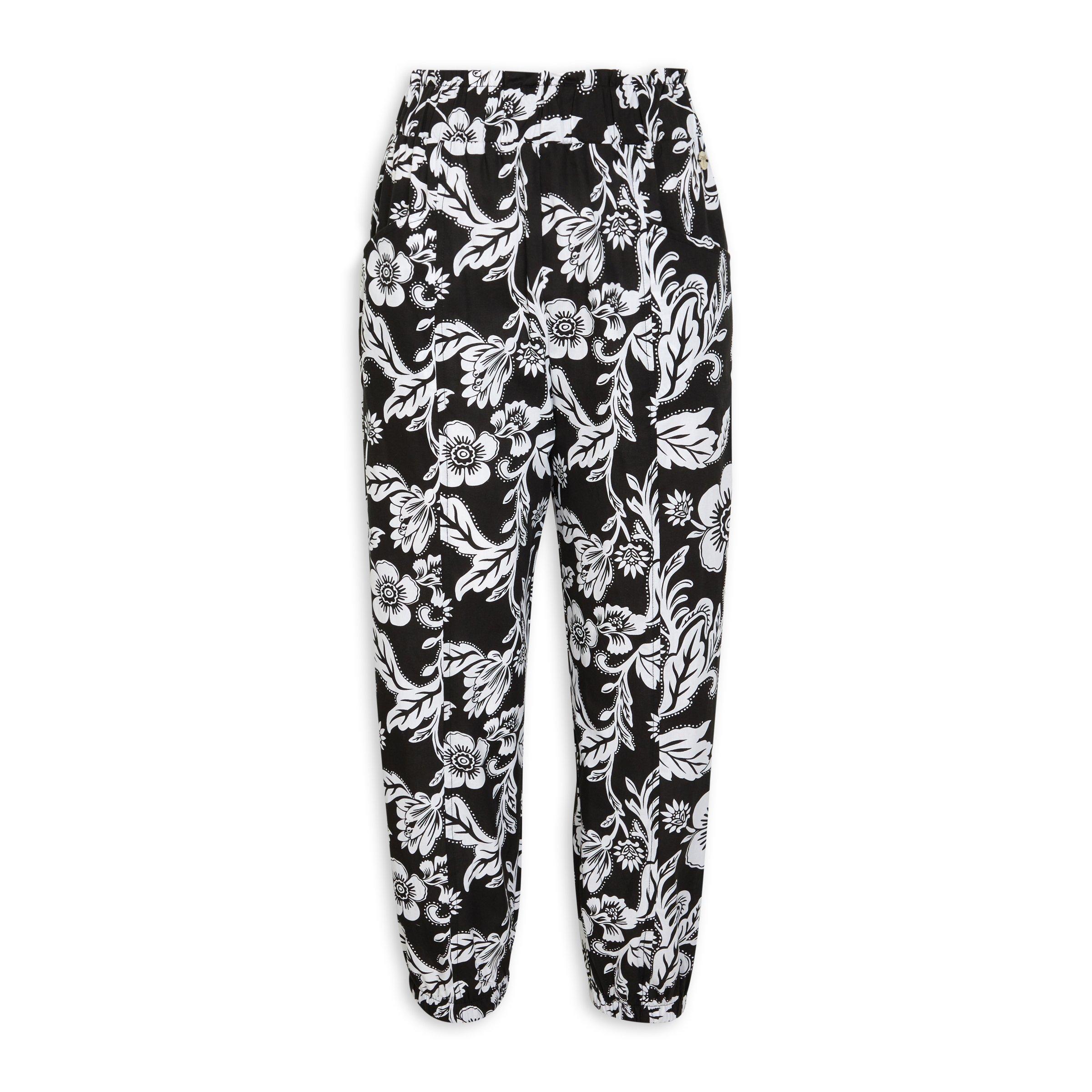 Black & White Cuffed Pant (3086360) | TRS