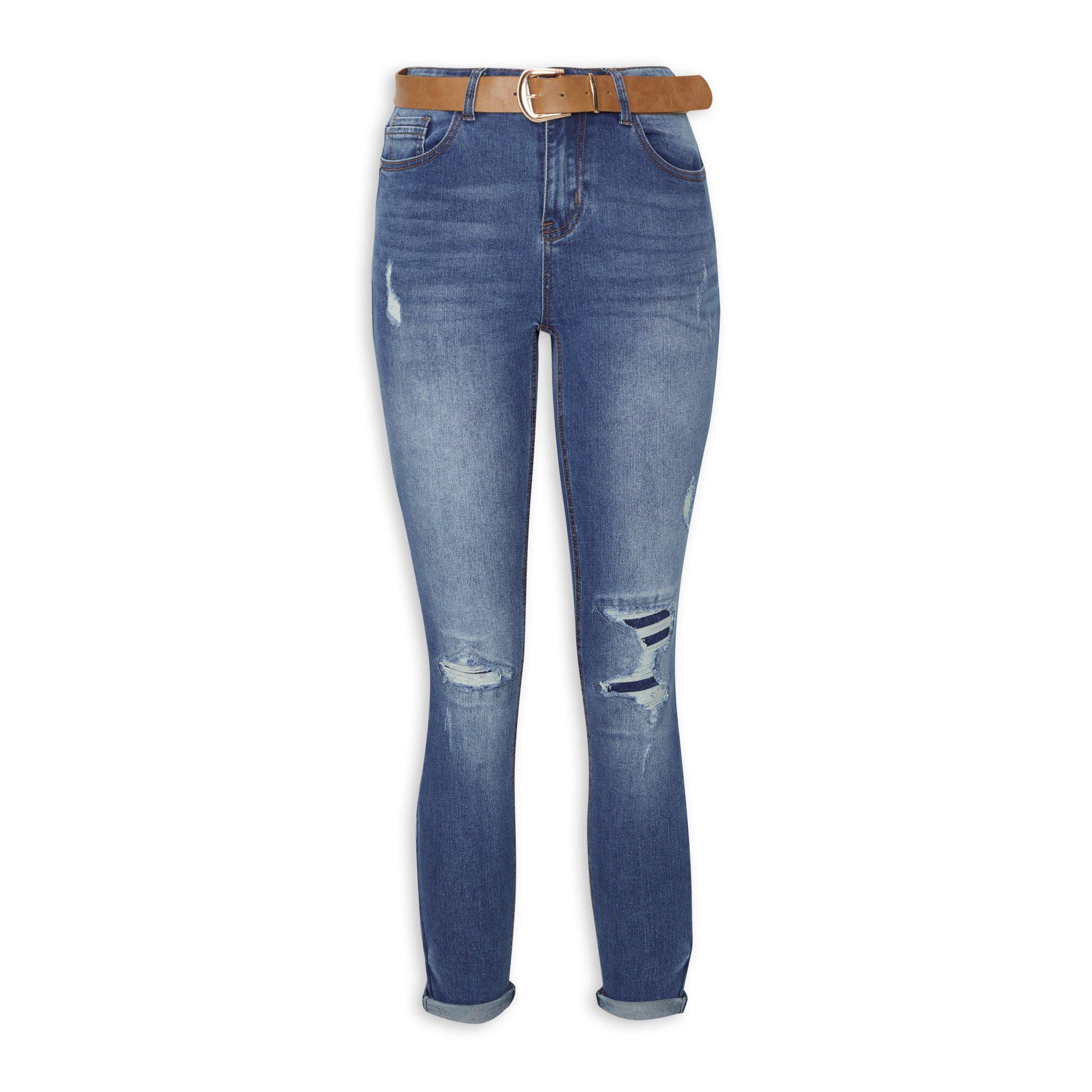 Indigo Belted Skinny Jean (3087203) | OUTBACK RED