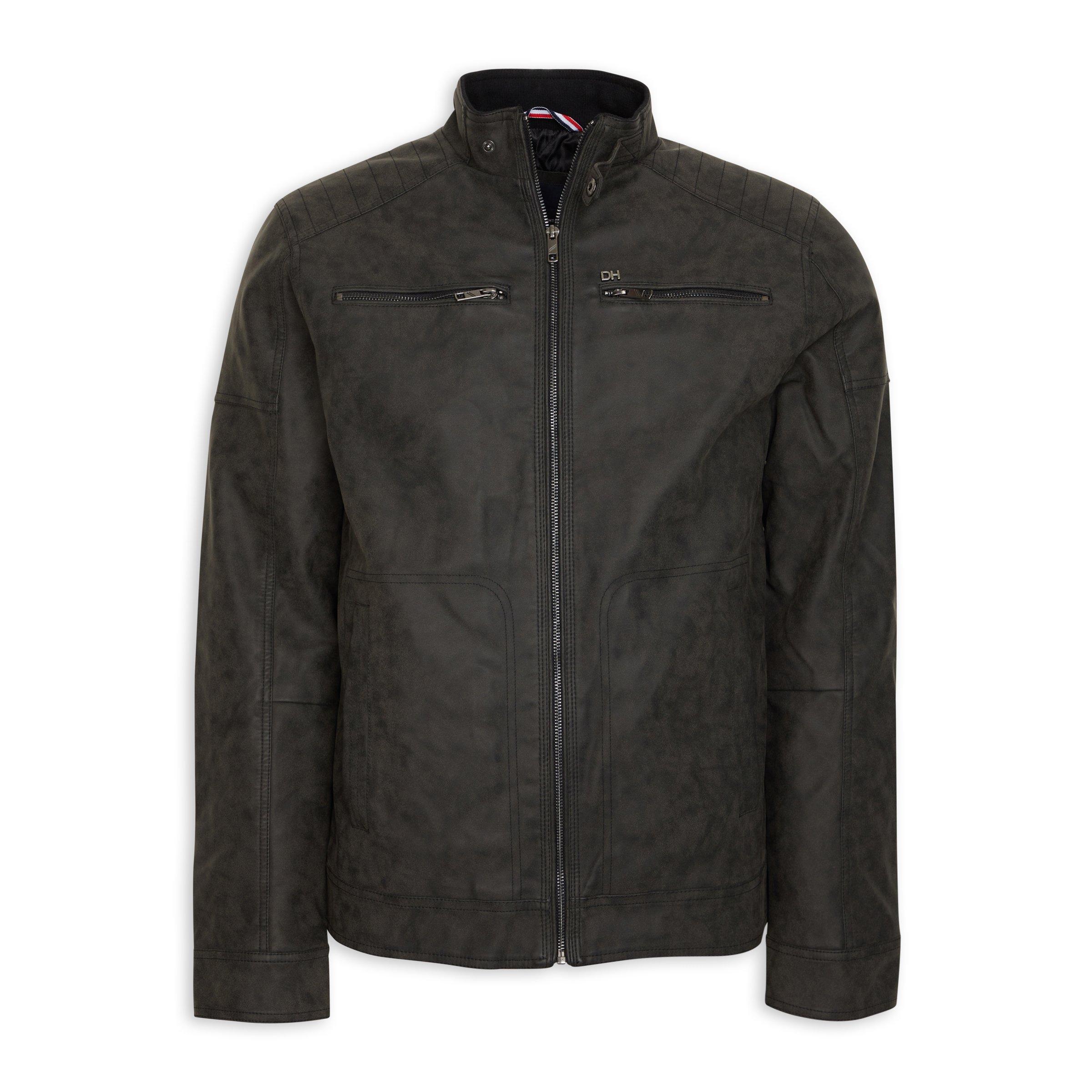 Charcoal Biker Jacket (3087205) Daniel Hechter