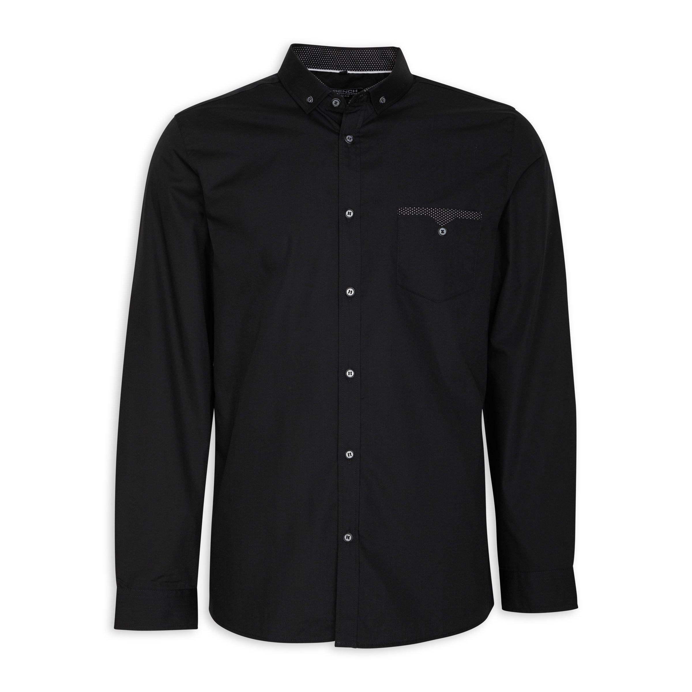 Black Slim Fit Shirt (3087913) | Truworths Man