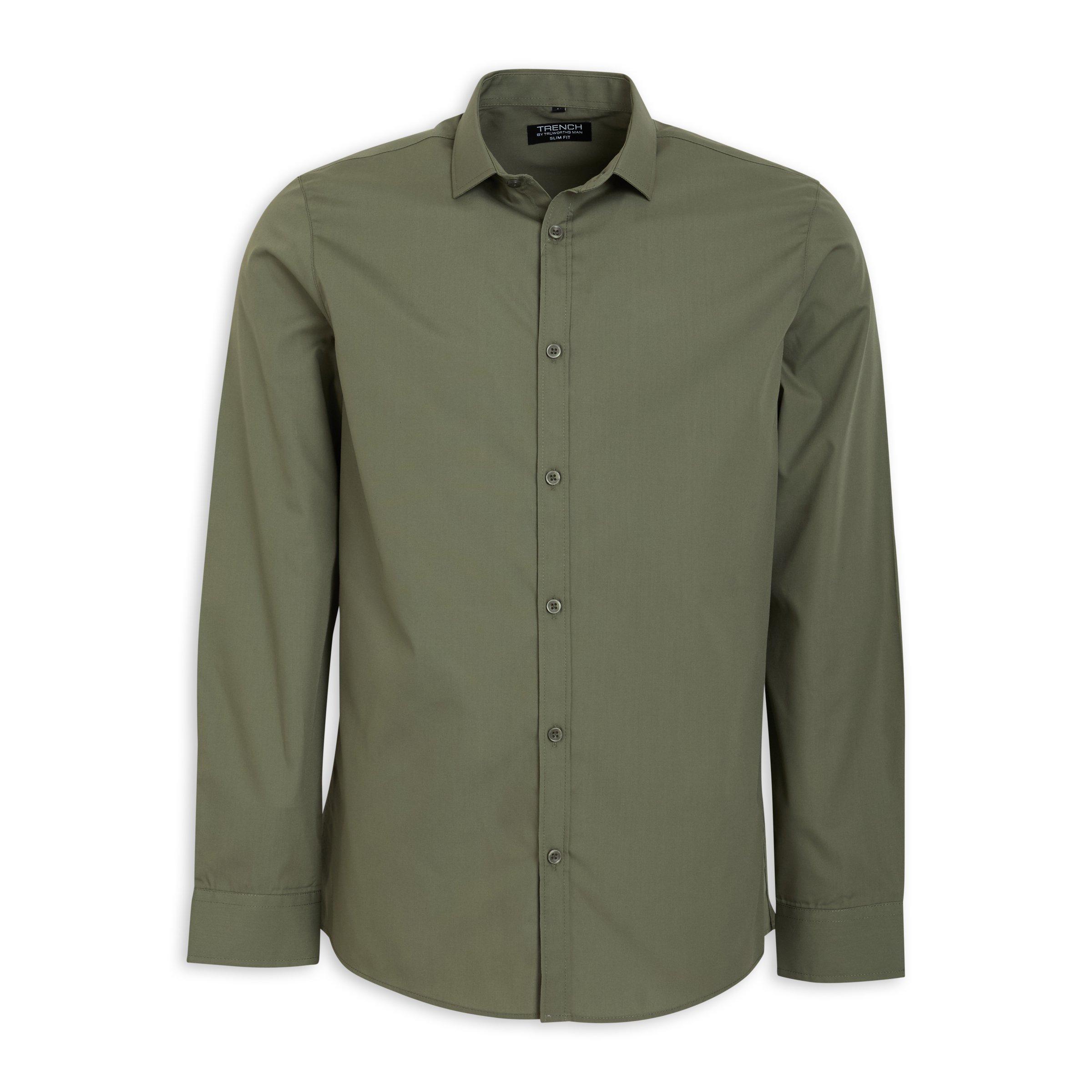 Green Slim Fit Shirt (3088004) | Truworths Man