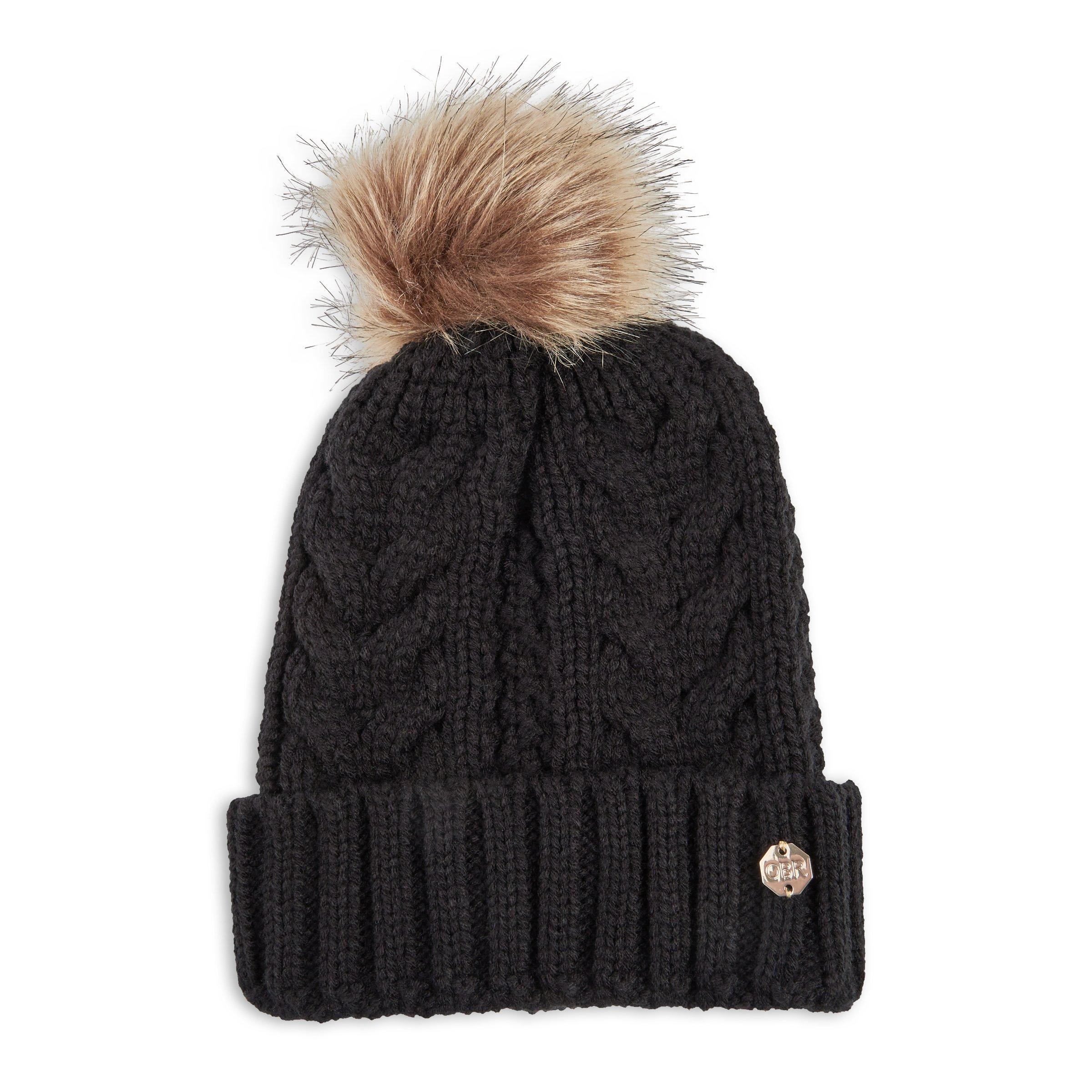 Black Beanie With Pom-pom (3088170) | OUTBACK RED