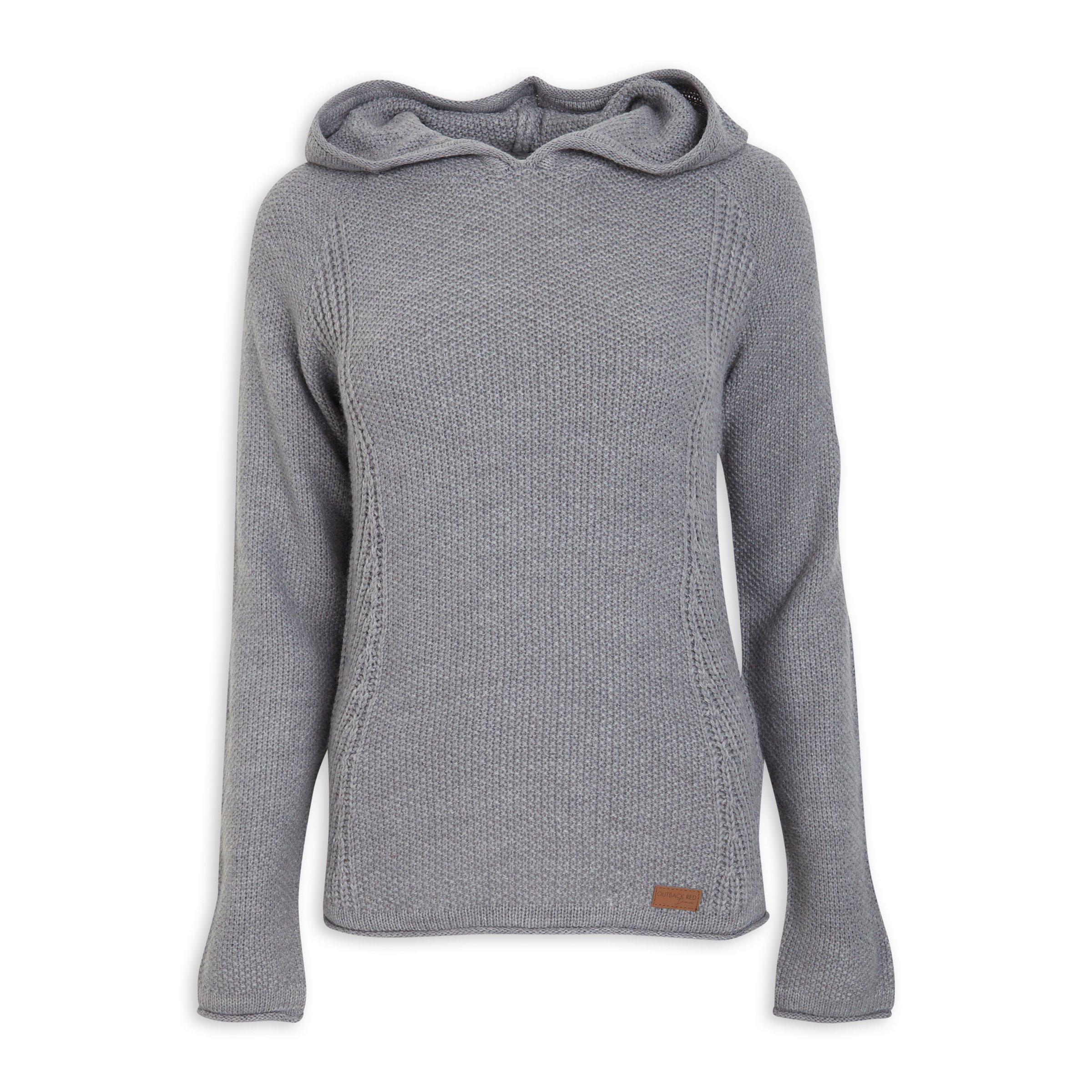 Charcoal Hooded Sweater (3088487) | OUTBACK RED