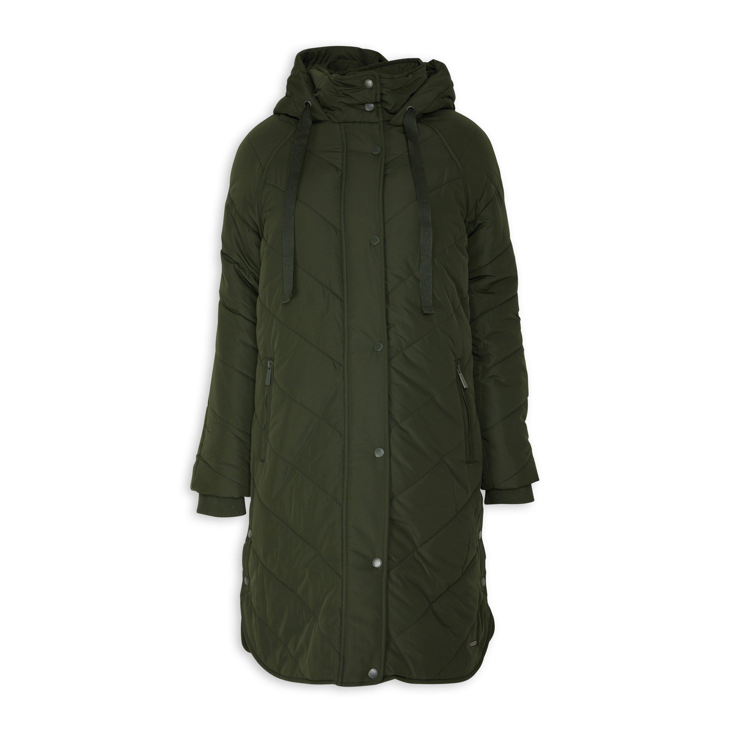 Green Quilted Puffer Jacket (3088574) | Earthaddict