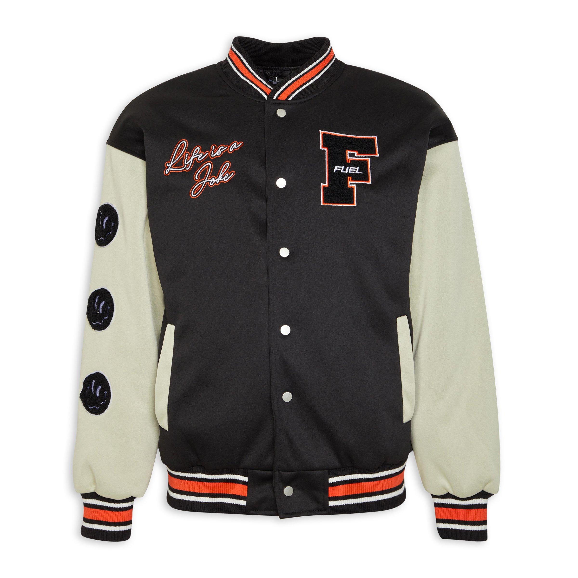 Colourblocked Baseball Jacket (3089333) | Fuel