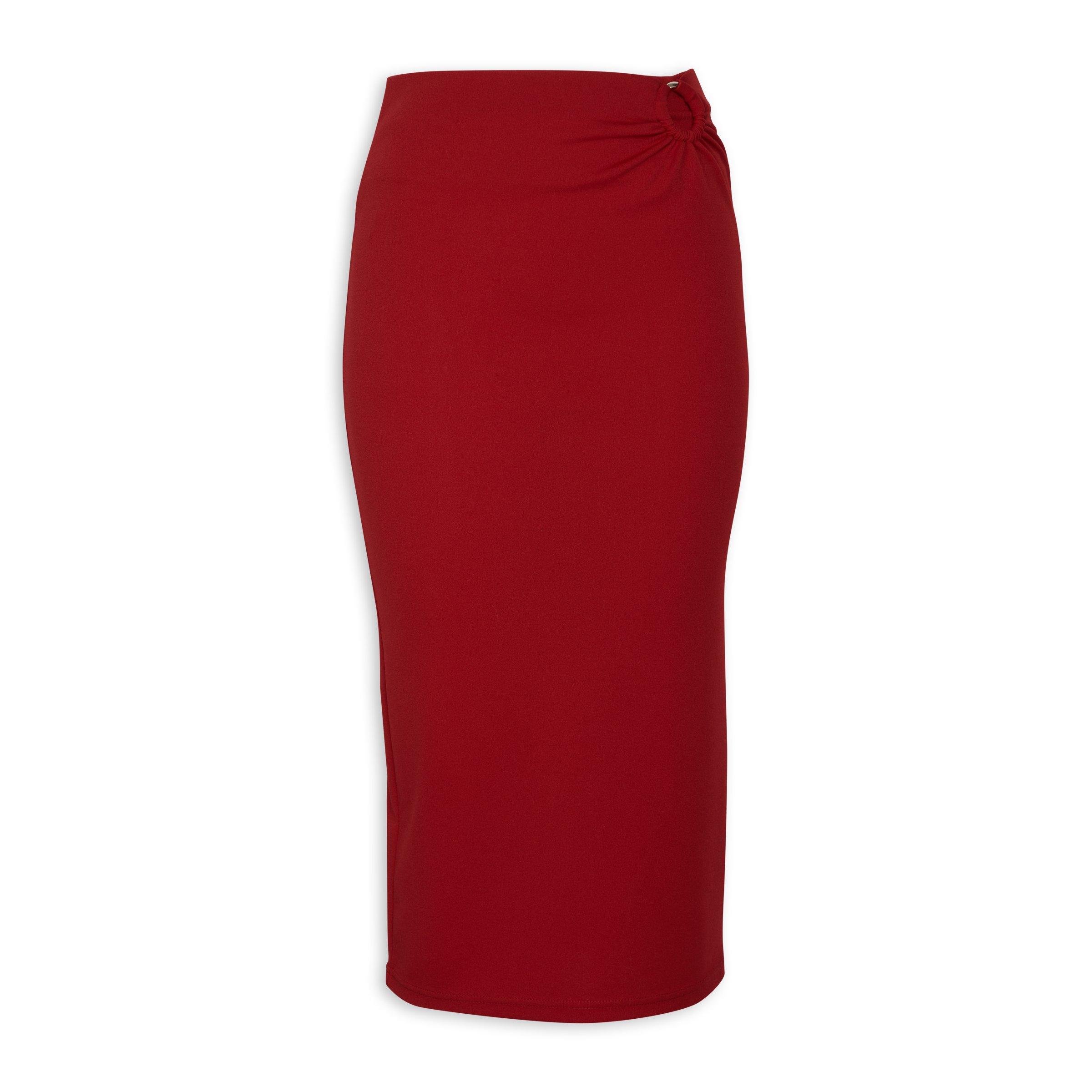 Red Bodycon Skirt (3089446) | Identity