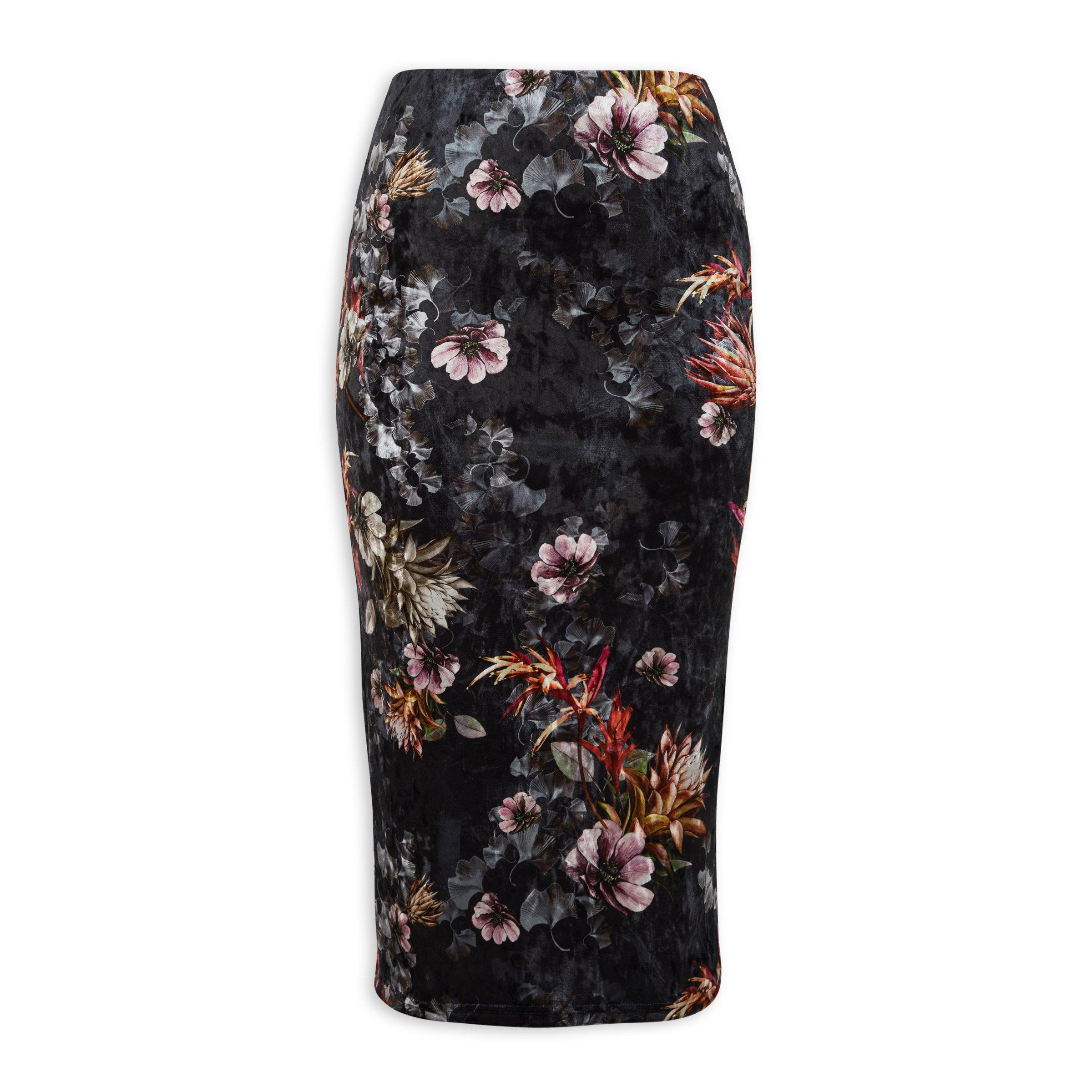 Floral Print Bodycon Skirt (3089730) | Identity