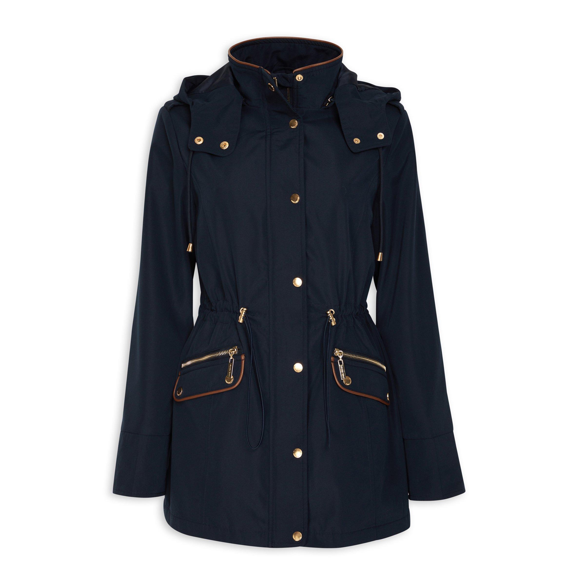 Navy Piping Detailed Parka Jacket (3089748) | Daniel Hechter