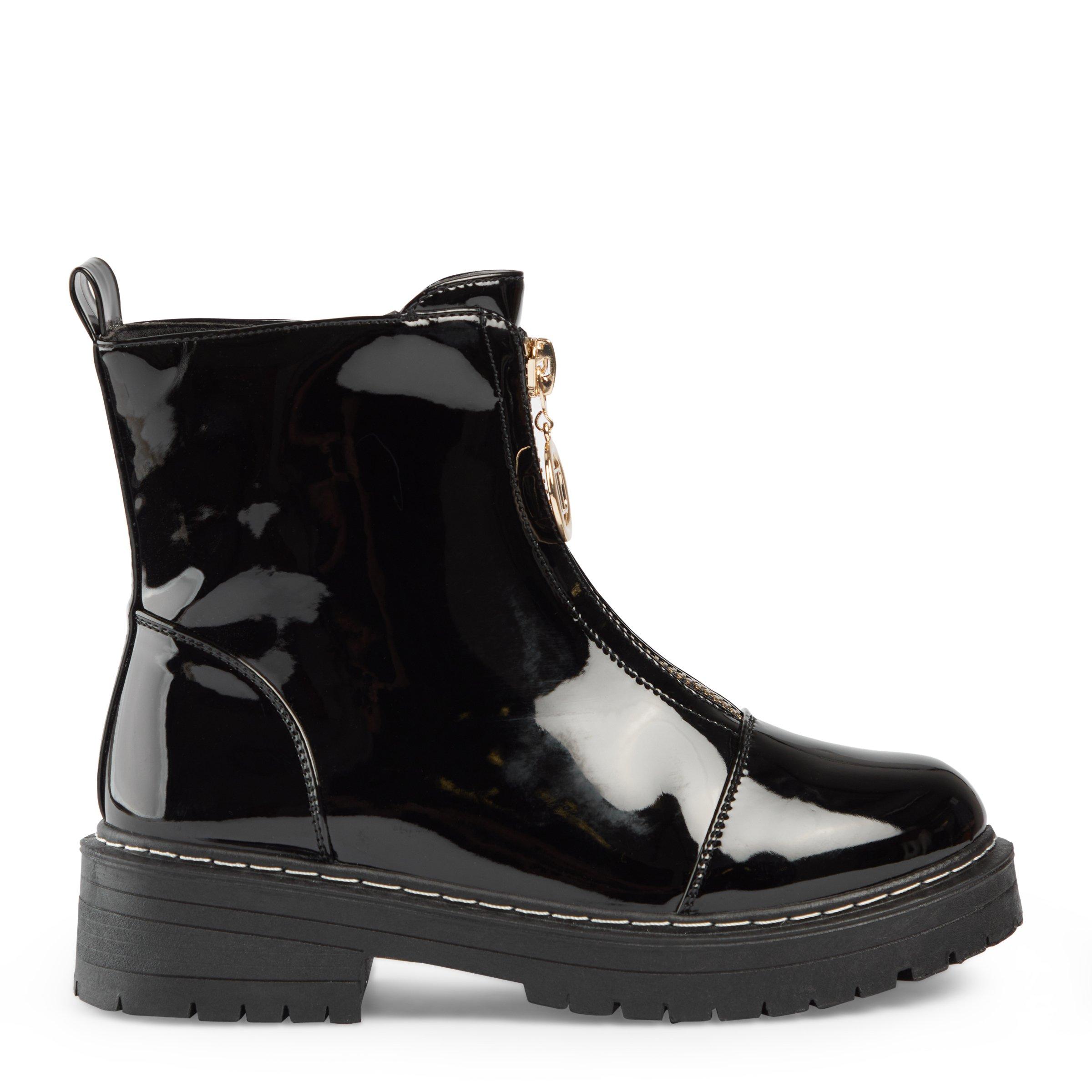 Black Front Zip Chelsea Boots (3089757) | Identity