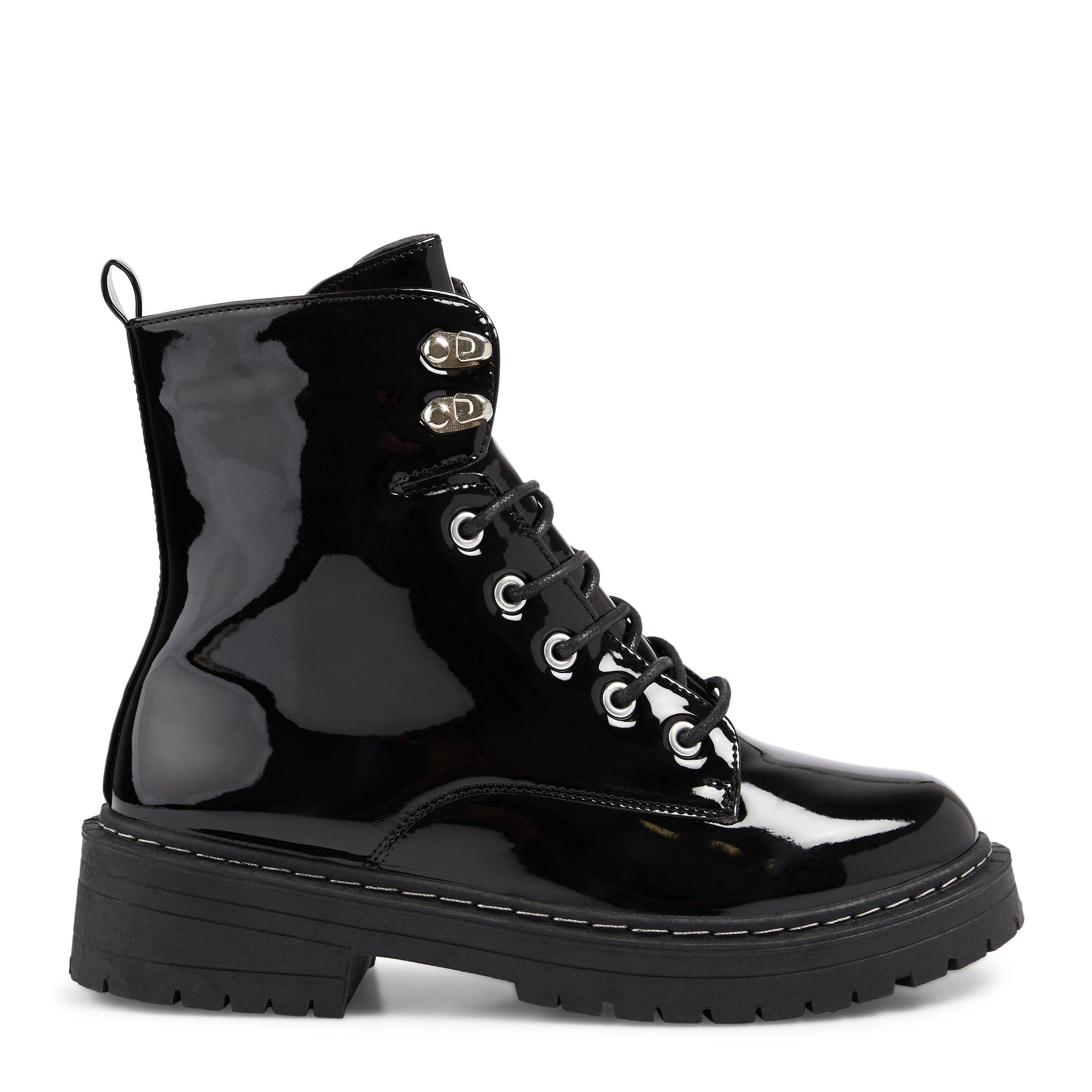 Black Lace Up Boot (3089763) | Identity