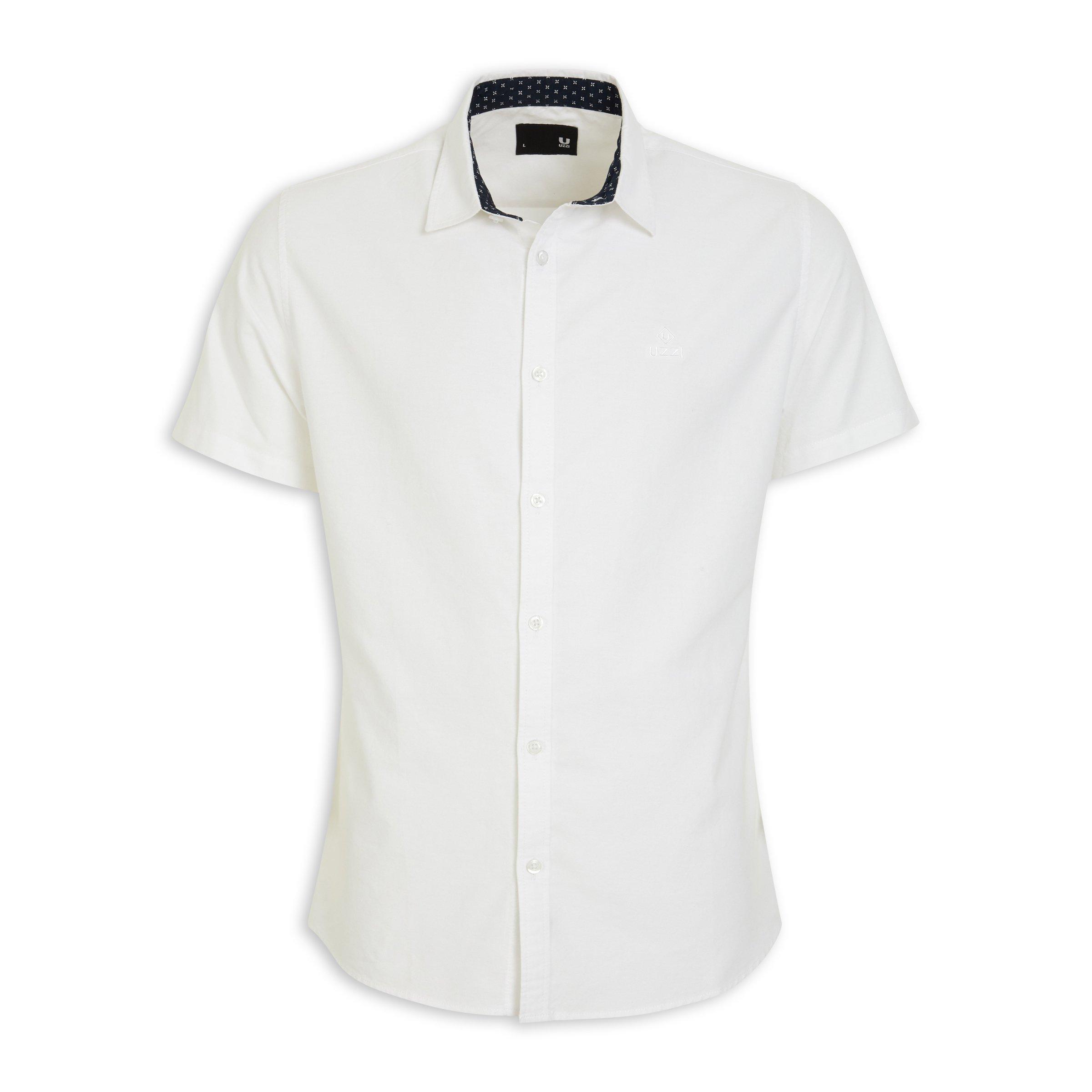 White Regular Fit Shirt (3089785) | UZZI
