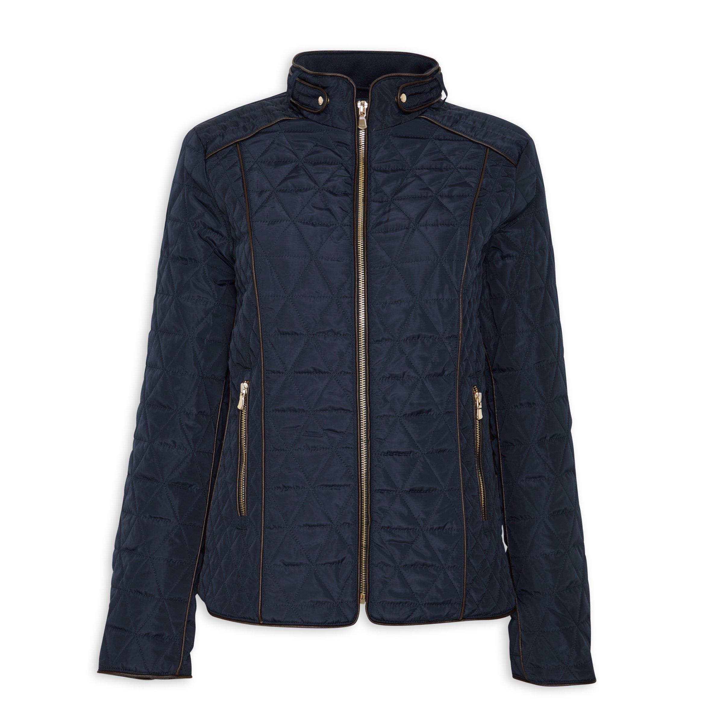 Navy Quilted Puffer Jacket (3089896) | Truworths