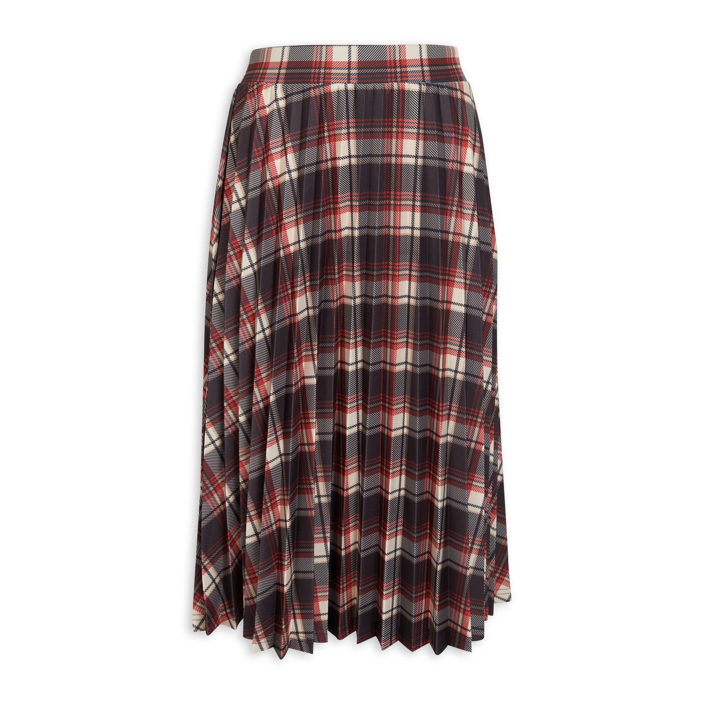 Check Pleated Skirt (3090026) | Daniel Hechter