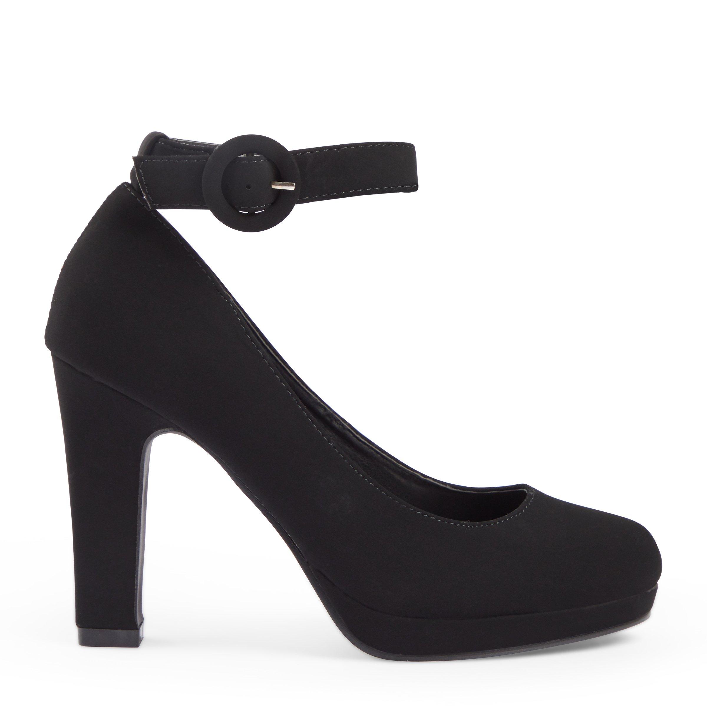 Black Platform Ankle Strap Sandal (3090144) | Truworths